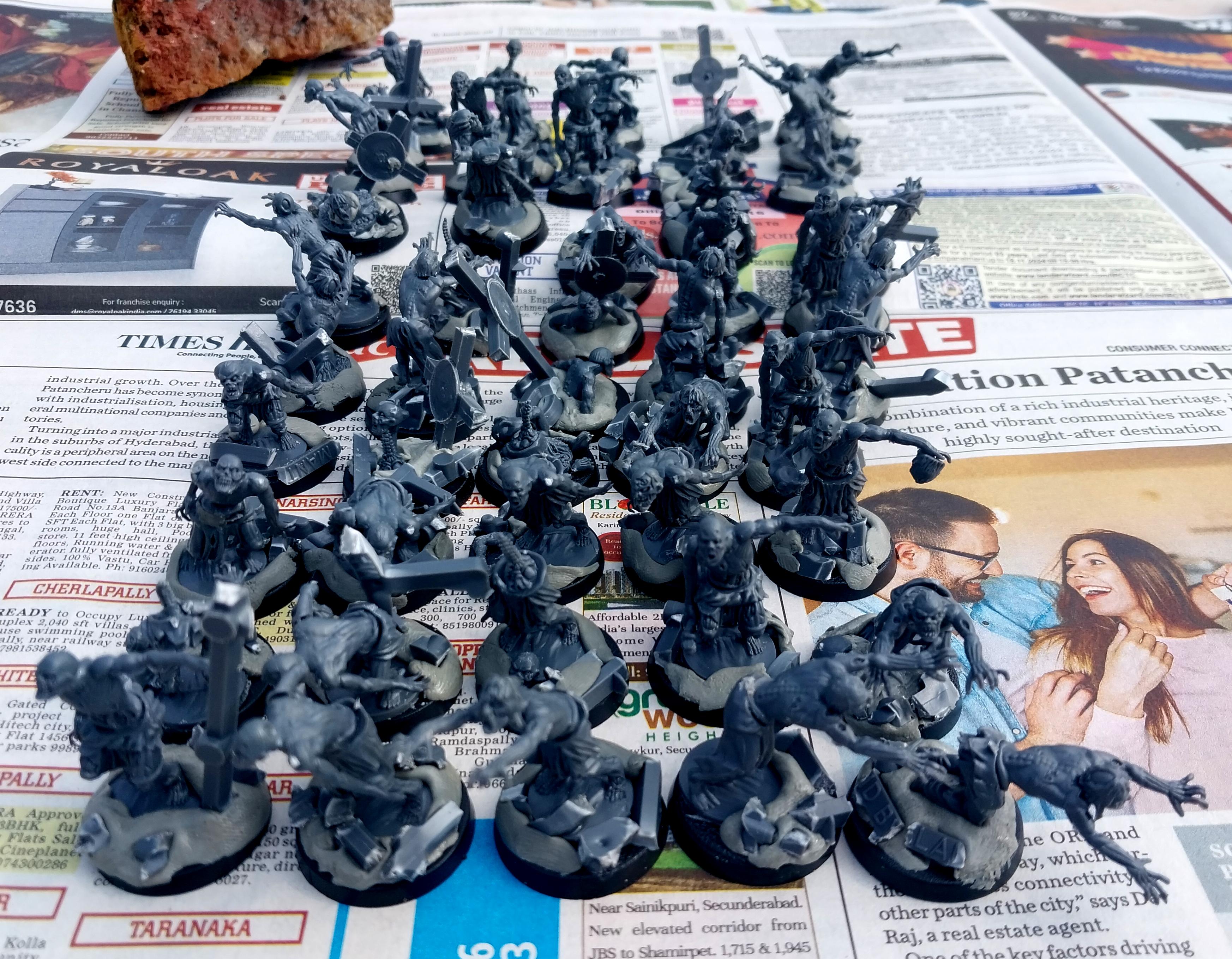 Hoard, Mantic, Undead, Work In Progress, Zombie