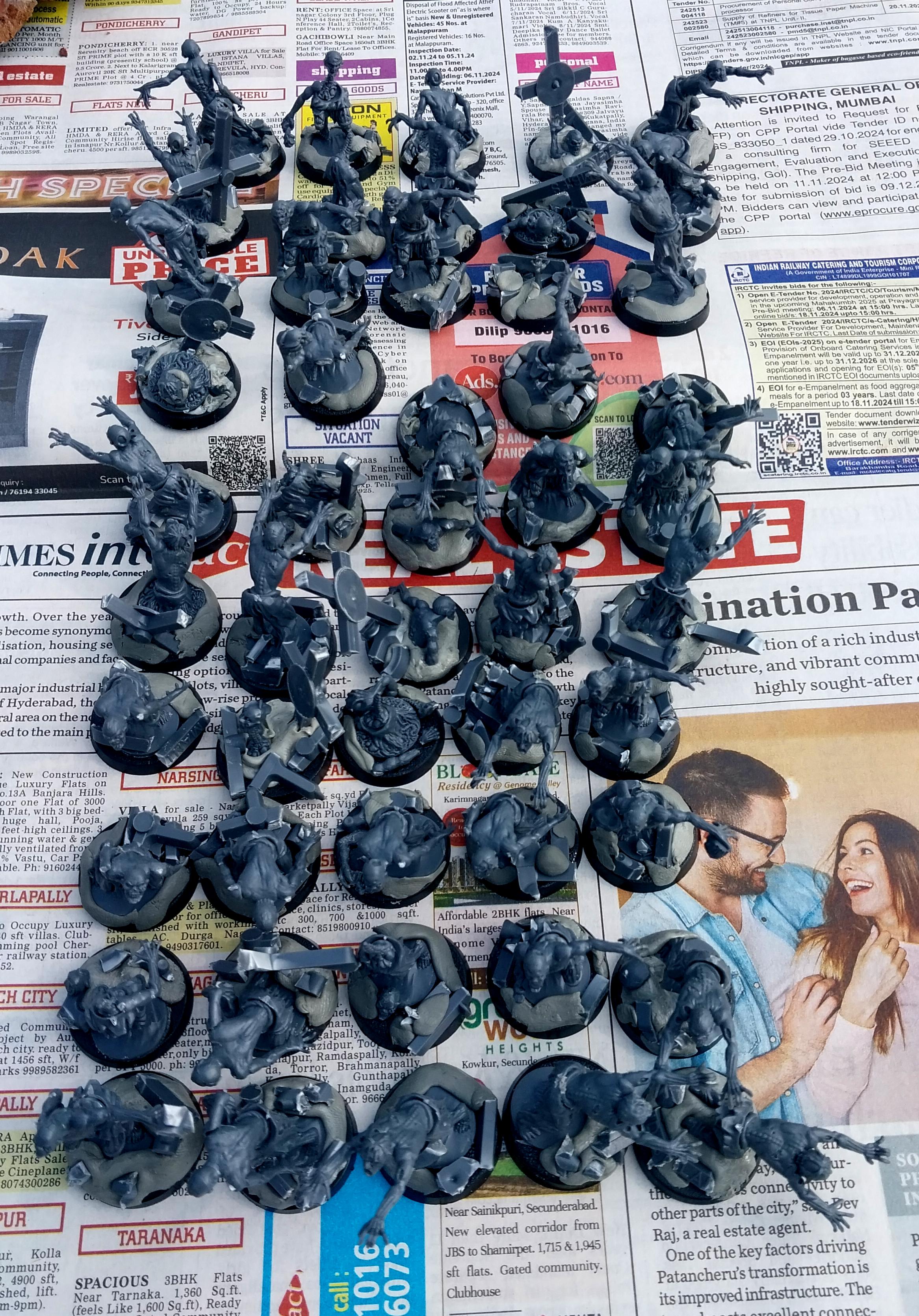 Hoard, Mantic, Undead, Work In Progress, Zombie