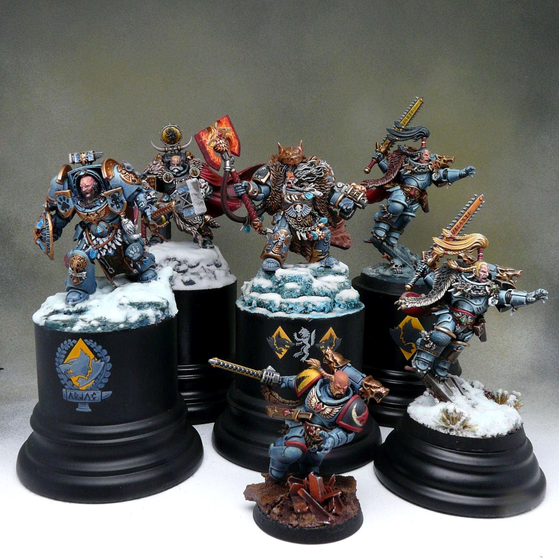 Adeptus Astartes, Arjac Rockfist, Logan Grimnar, Primaris, Ragnar Blackmane, Space Marines, Space Wolves, Ulrik The Slayer