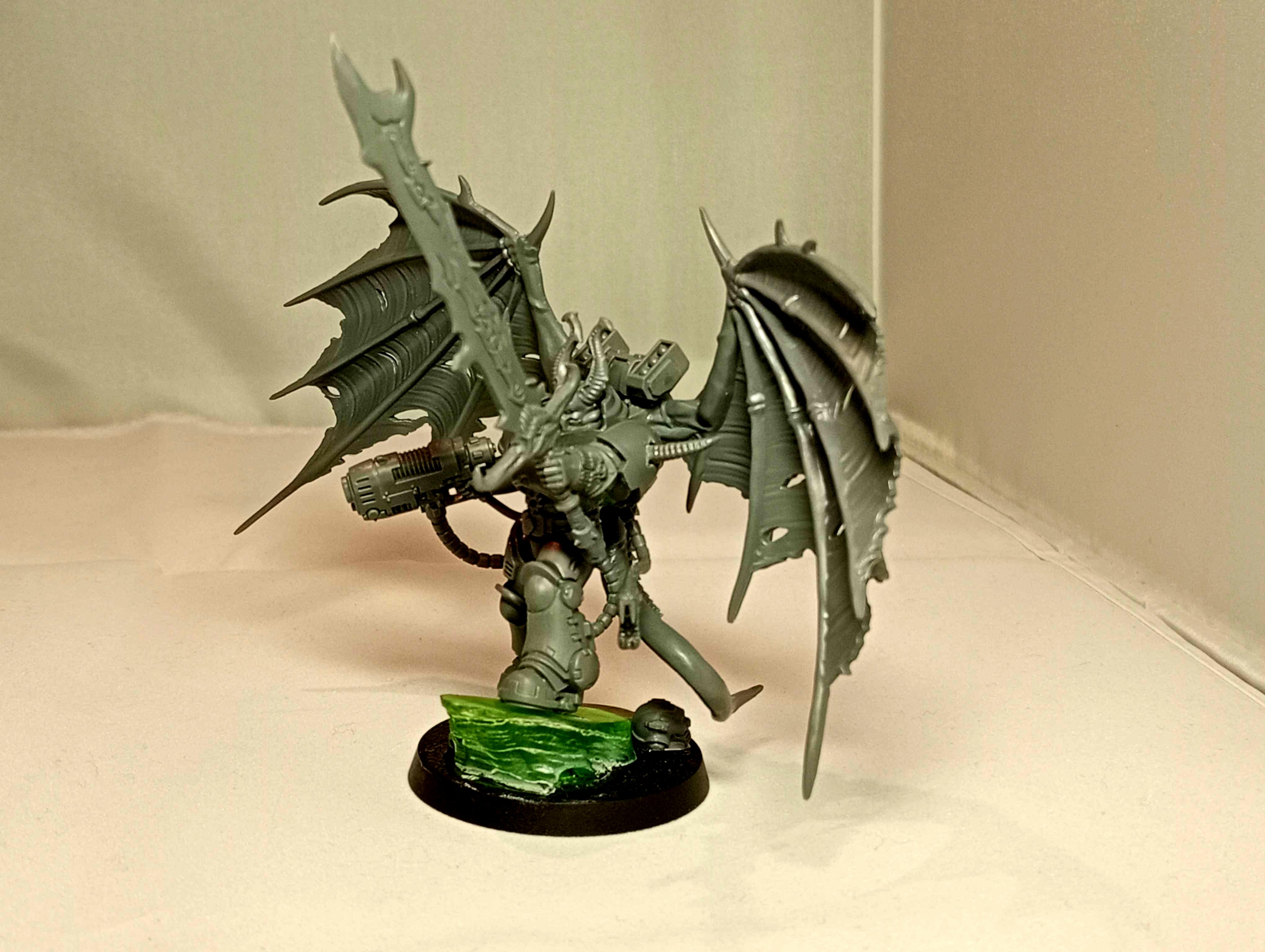Chaos Lord, Chaos Space Marines, Conversion, Kitbash Chaos, Warhammer 40,000, Work In Progress