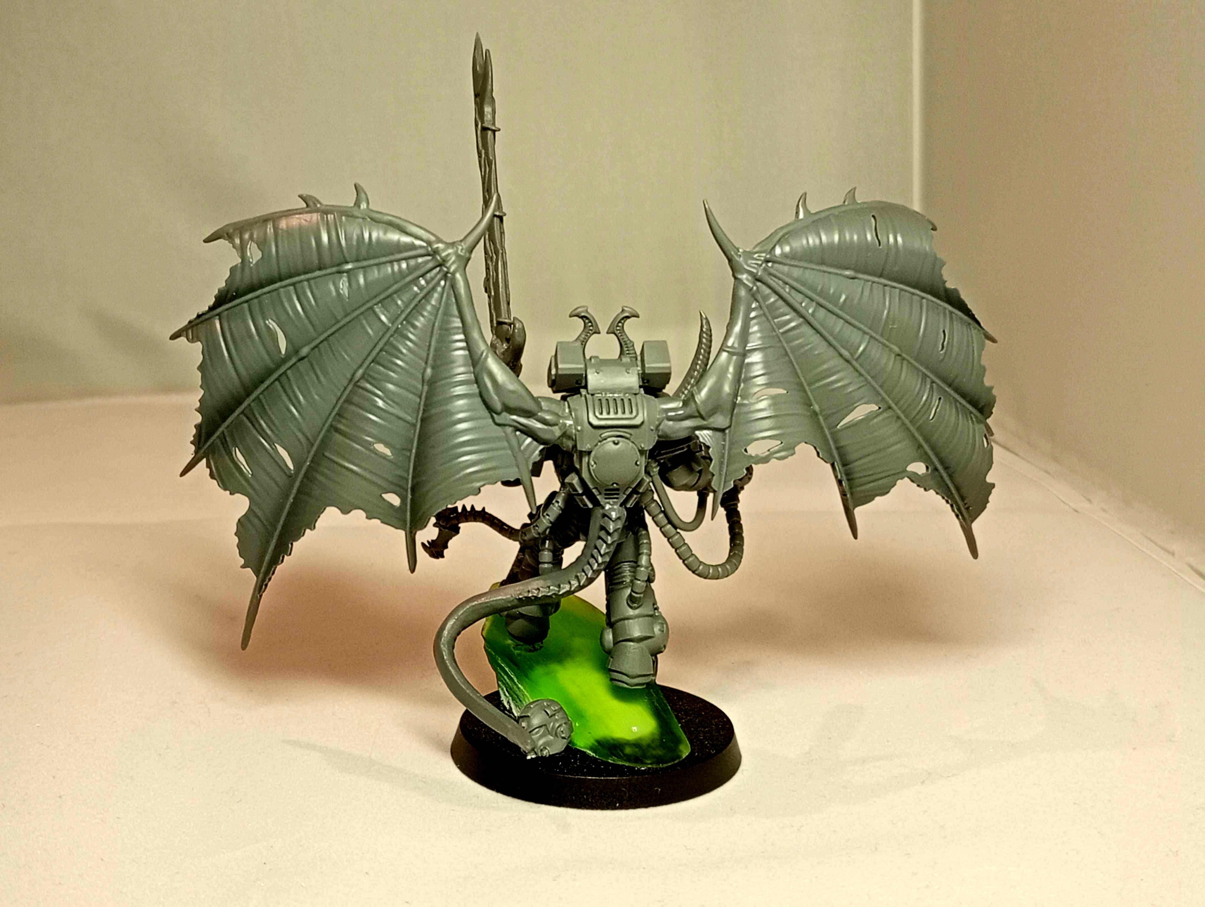 Chaos Lord, Chaos Space Marines, Conversion, Kitbash Chaos, Warhammer 40,000, Work In Progress