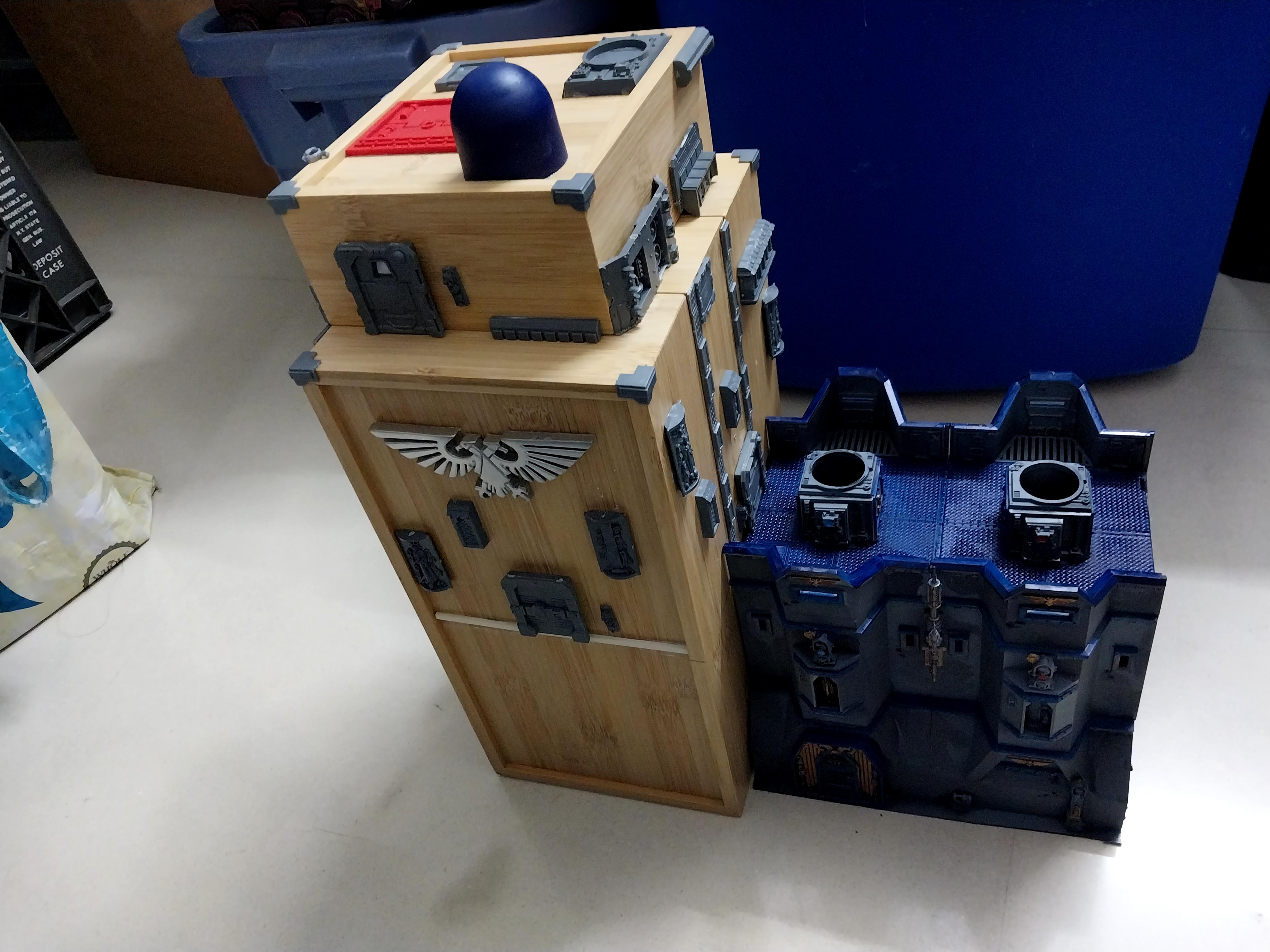 Fortification, Thin Blue Line, Tower, Wall, Work In Progress