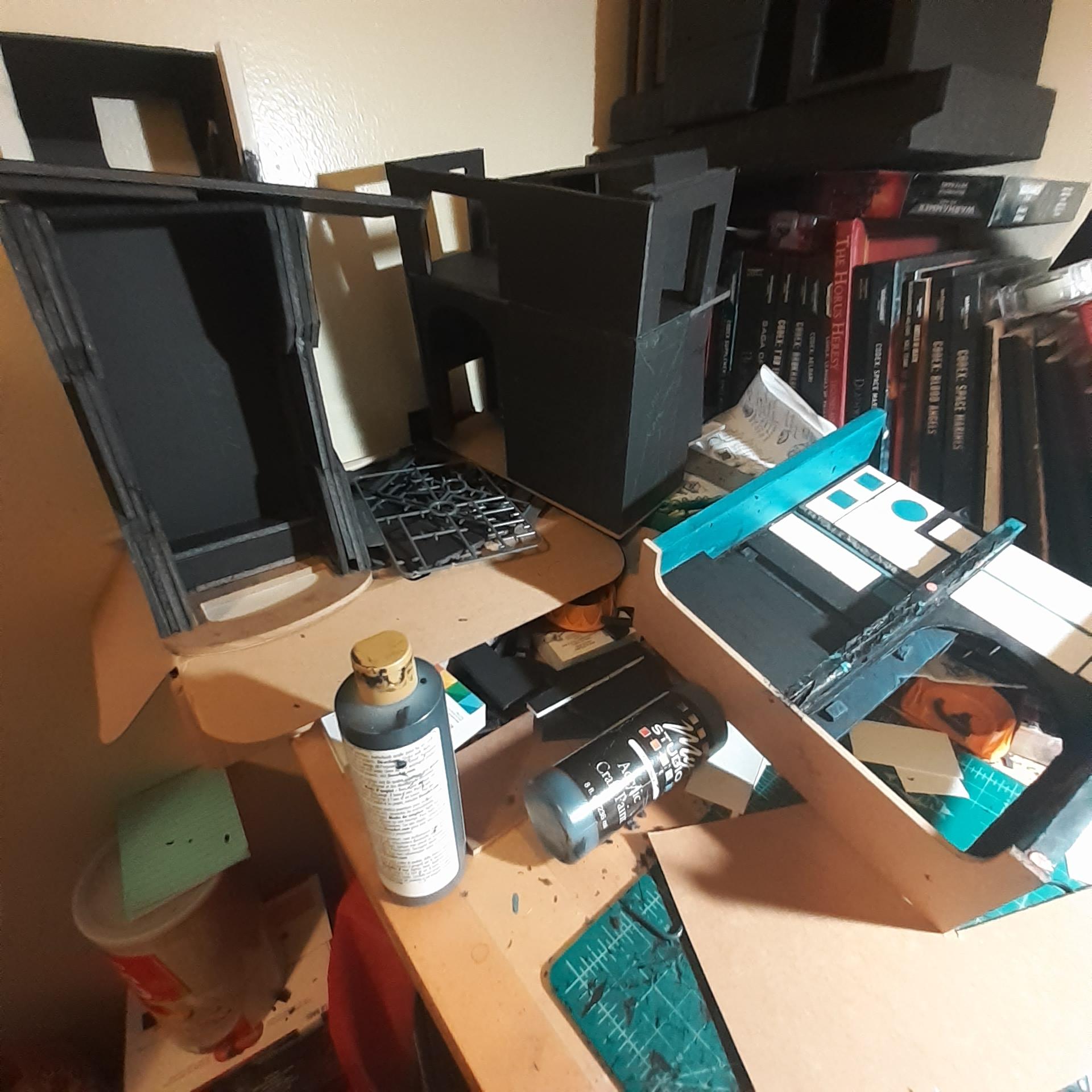 Blue, Dark, Inq28, Necromunda, Scratch Build, Spacehulk, Terrain, Wargaming, Warhammer 40,000