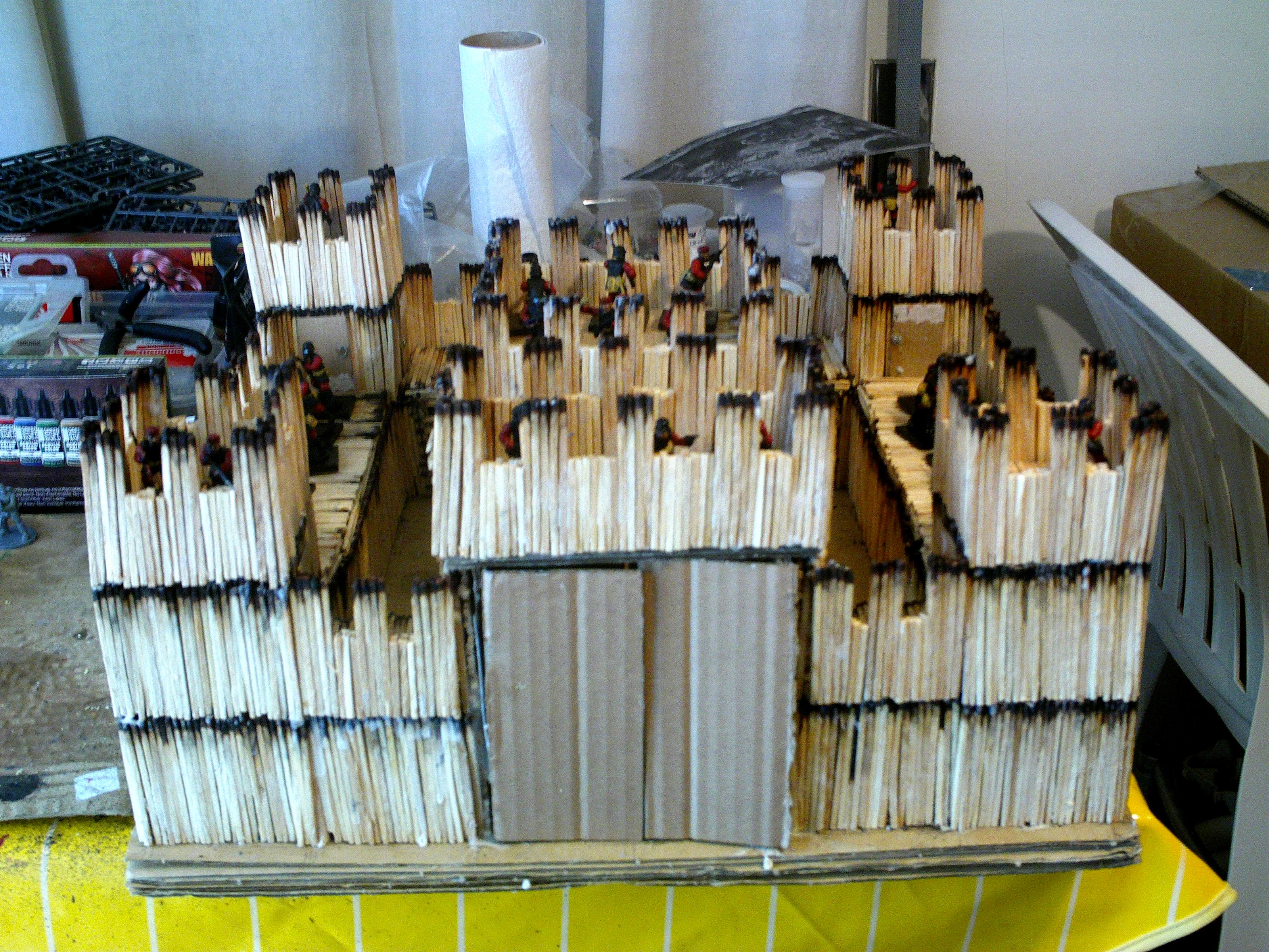 Fortress, Greenscorpion, Matchstick, Scratch Build, Workshop