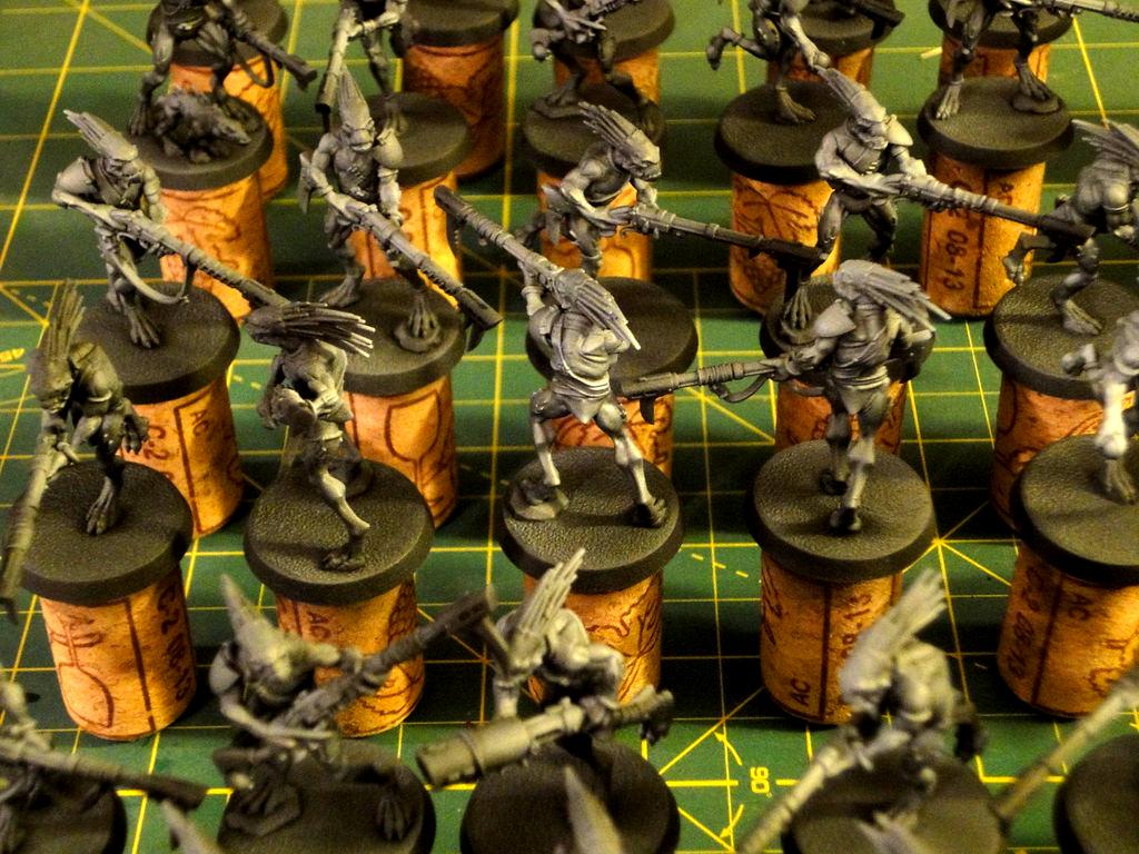 Kroot Army Zenithal Closeup