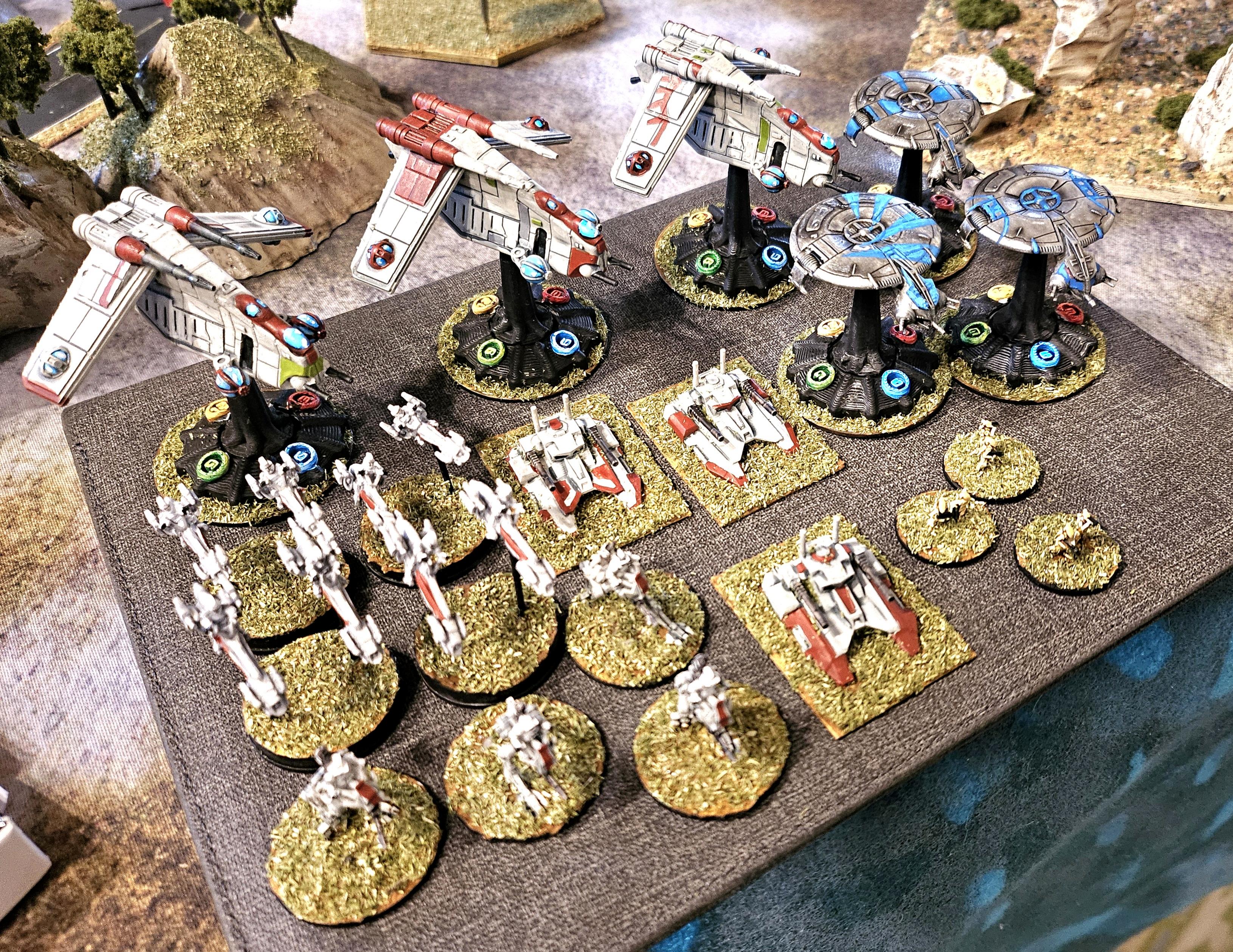 6mm, Clone Troopers, Epic, Republic, Star Wars