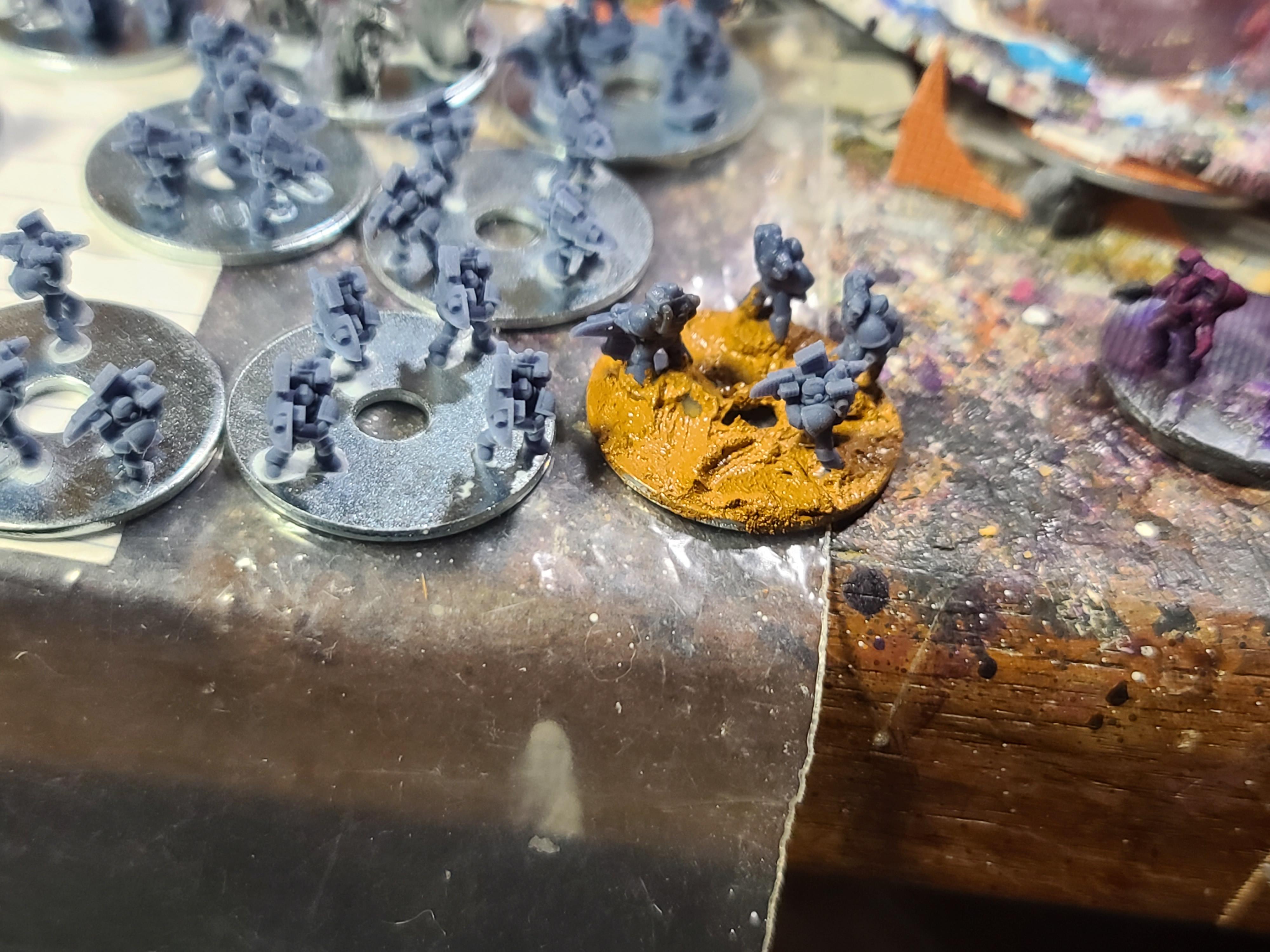 3d Prints, 8mm, Basing Paste, Not My Prints, Space Marines, Unknown Designer