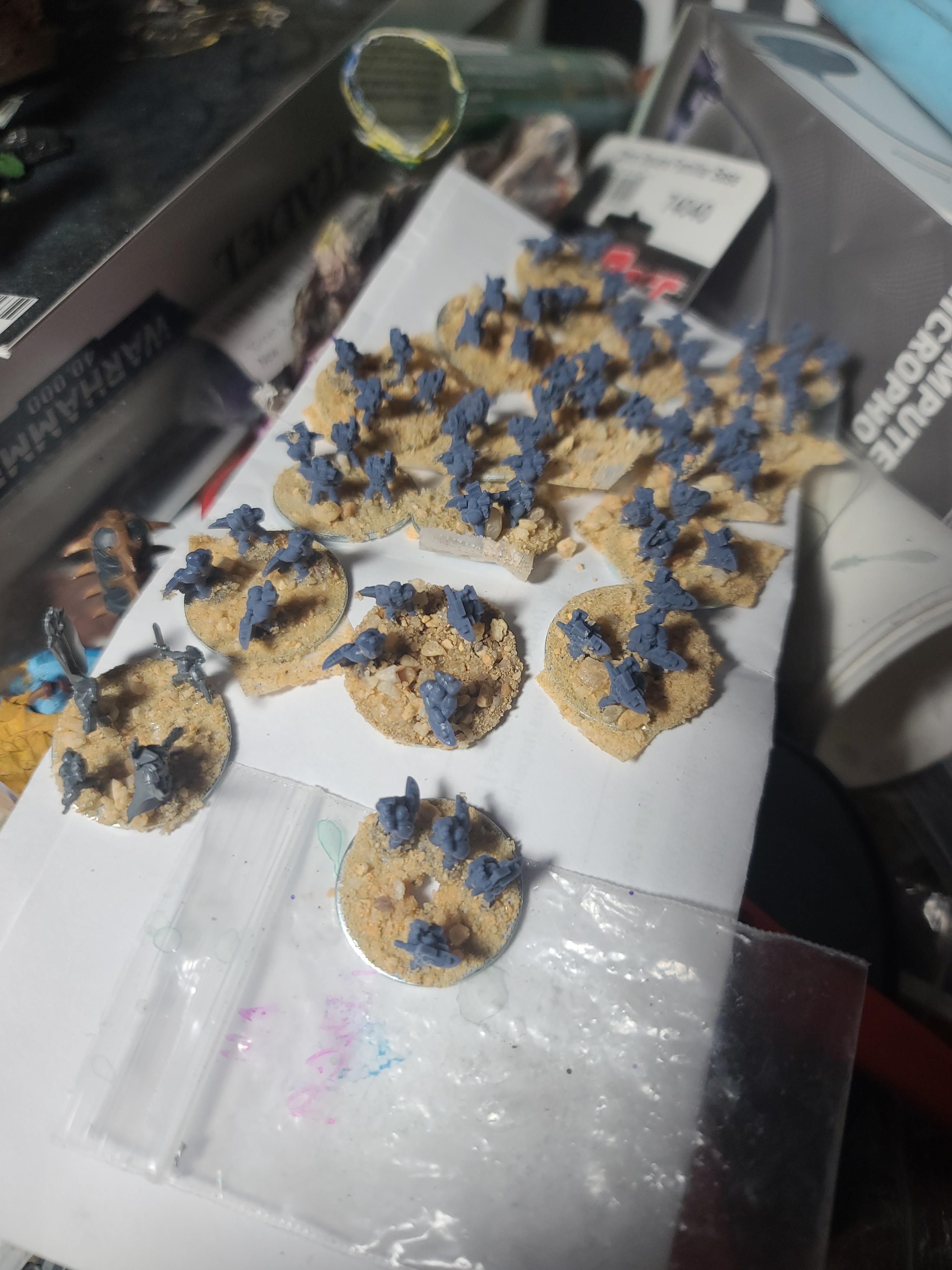 3d Prints, 8mm, Not My Prints, Sand And Glue Bases, Space Marines, Unknown Designer