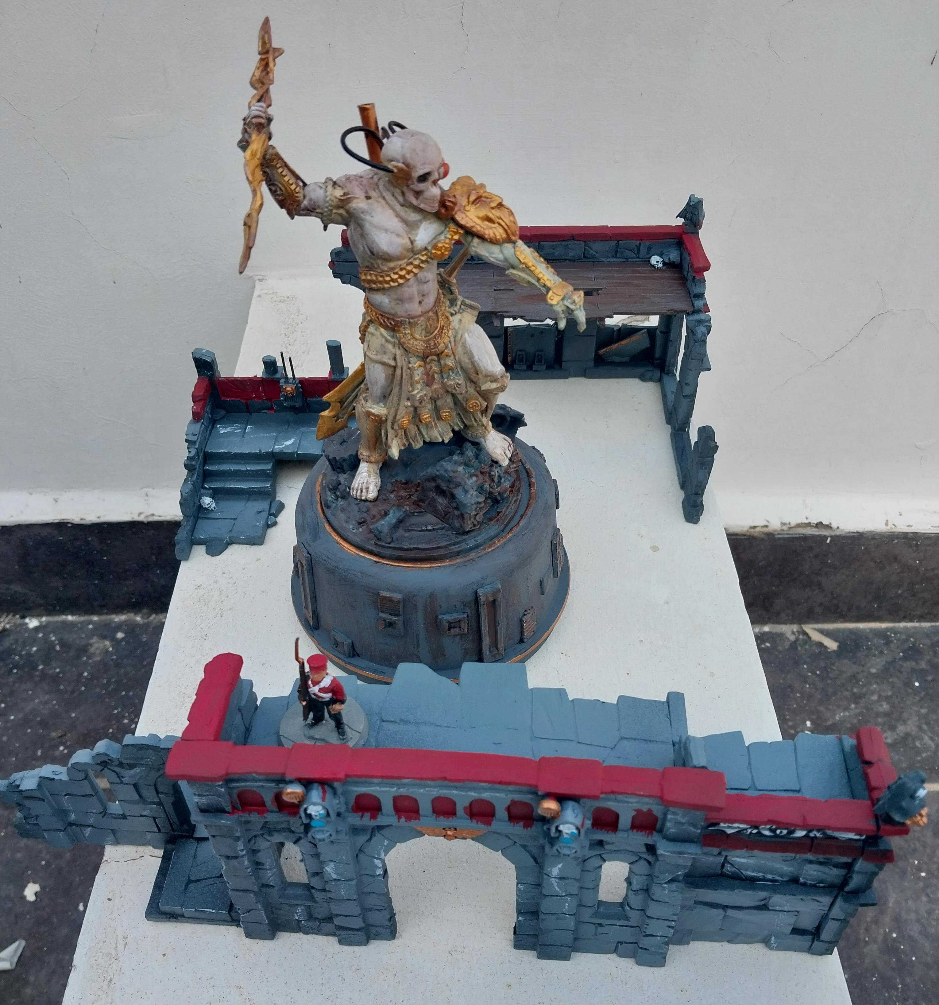 Conversion, Emperor, Emperor Of Mankind, Giant, Lord Of The Rings, Middle Earth, Reaper, Ruins, Statue, Temple, Terrain