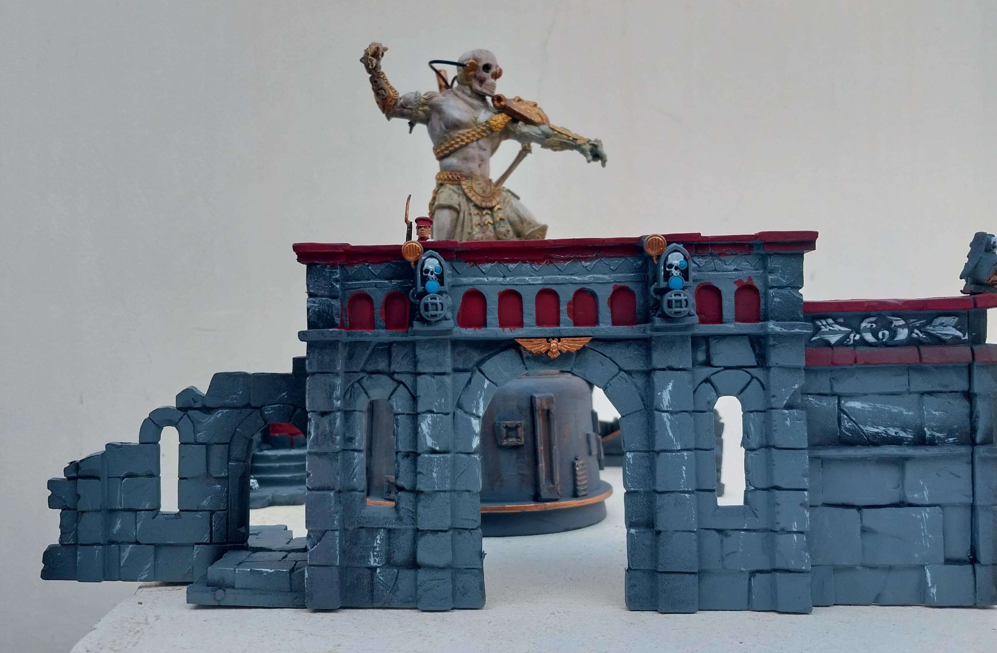 Emperor Of Mankind, Lord Of The Rings, Middle Earth, Ruins, Statue, Temple