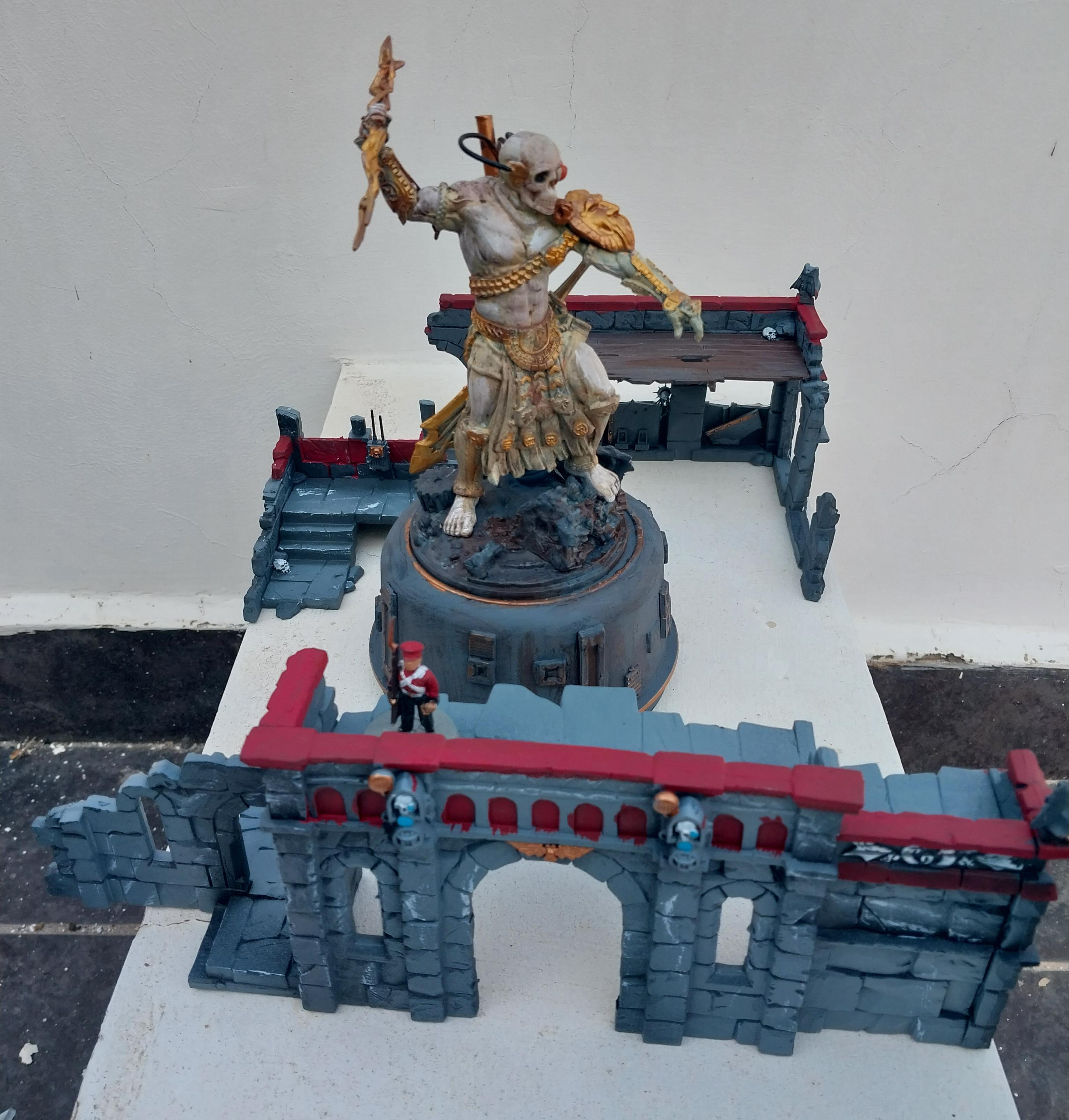 Conversion, Emperor, Emperor Of Mankind, Giant, Lord Of The Rings, Middle Earth, Reaper, Ruins, Statue, Temple, Terrain