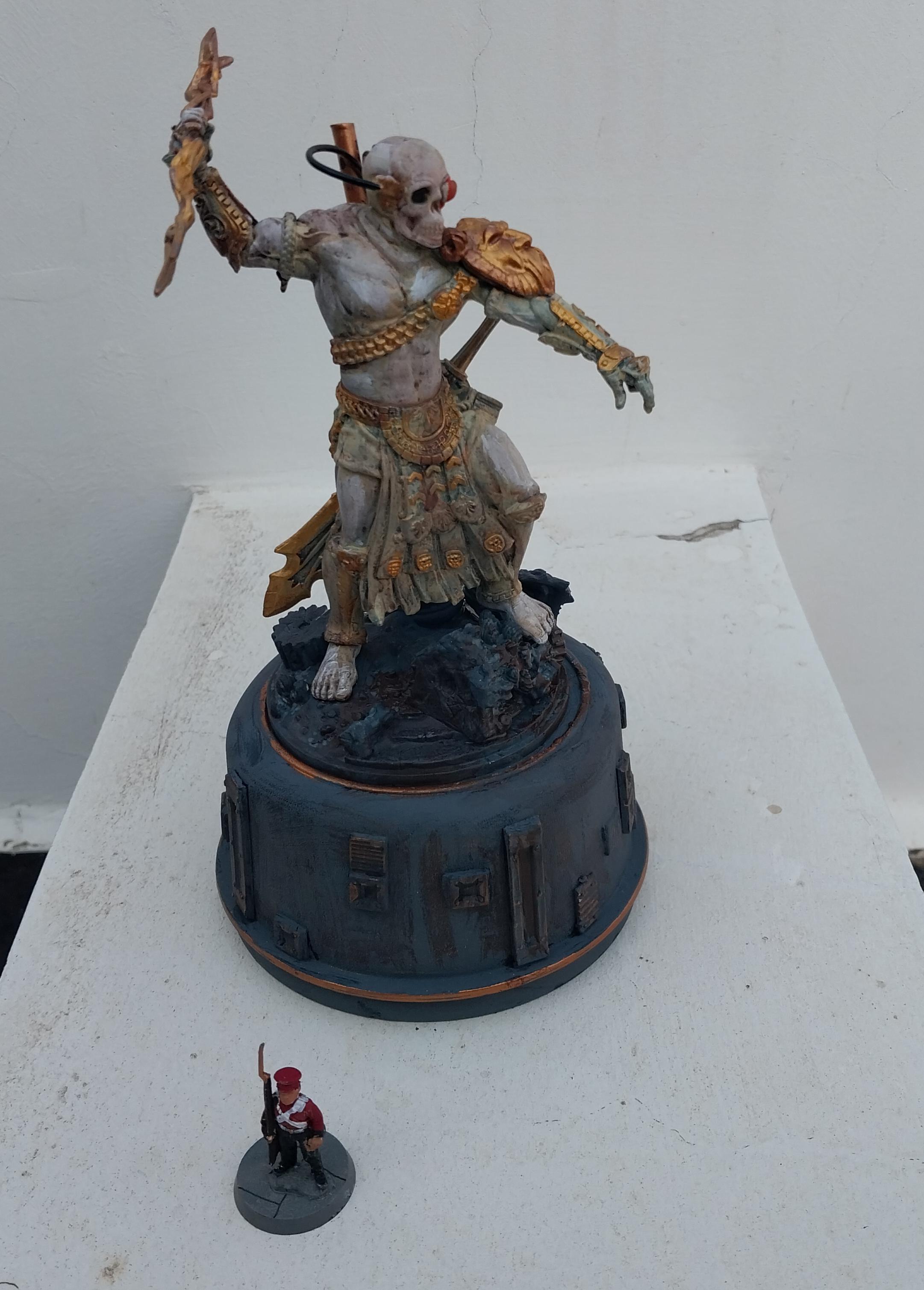 Conversion, Emperor, Emperor Of Mankind, Giant, Reaper, Statues, Temple, Terrain