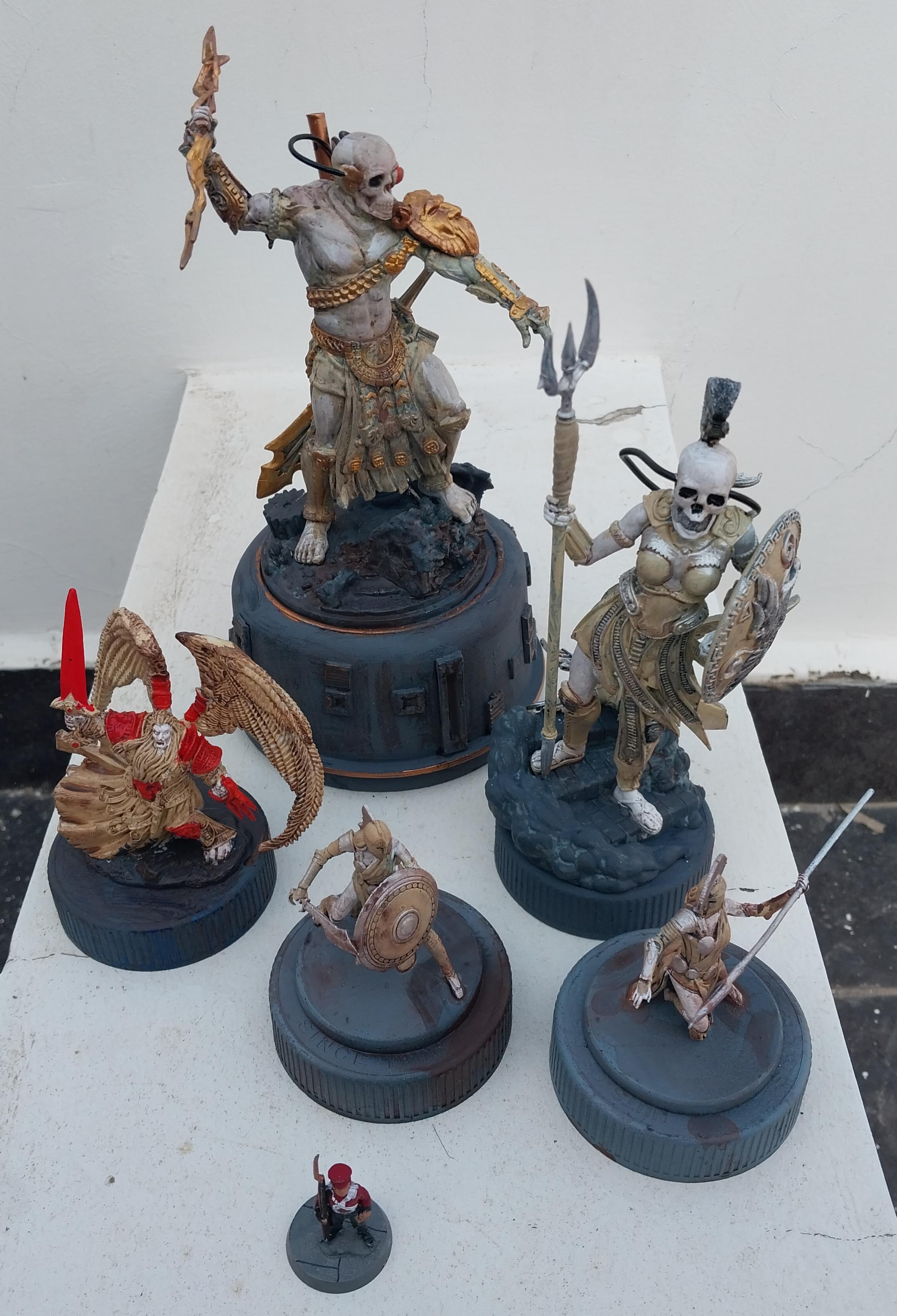 Conversion, Emperor, Emperor Of Mankind, Giant, Reaper, Statues, Temple, Terrain