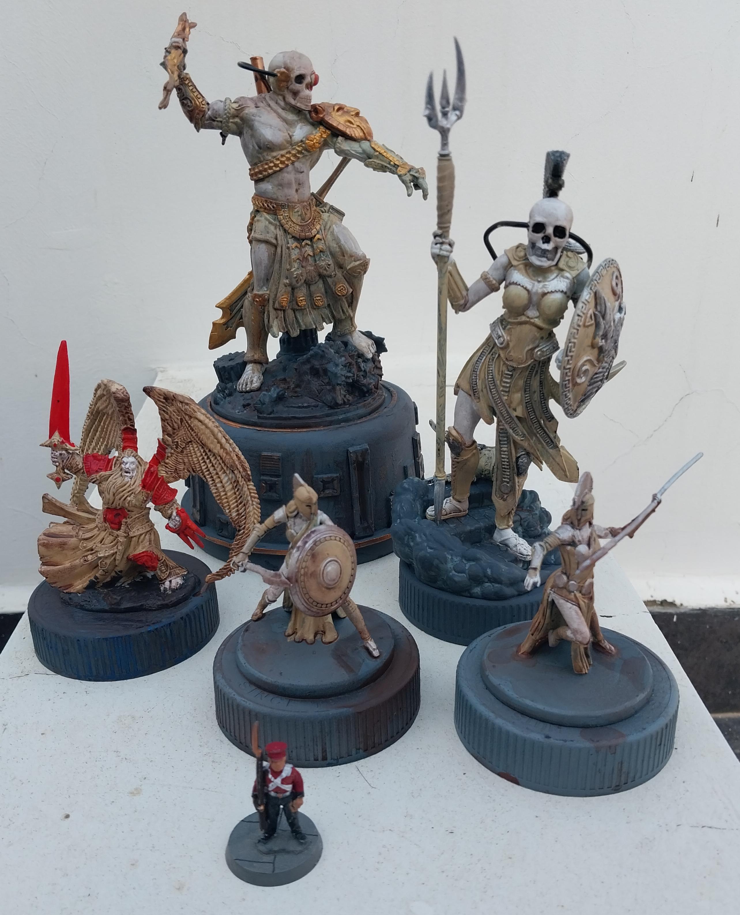 Conversion, Emperor, Emperor Of Mankind, Giant, Reaper, Statues, Temple