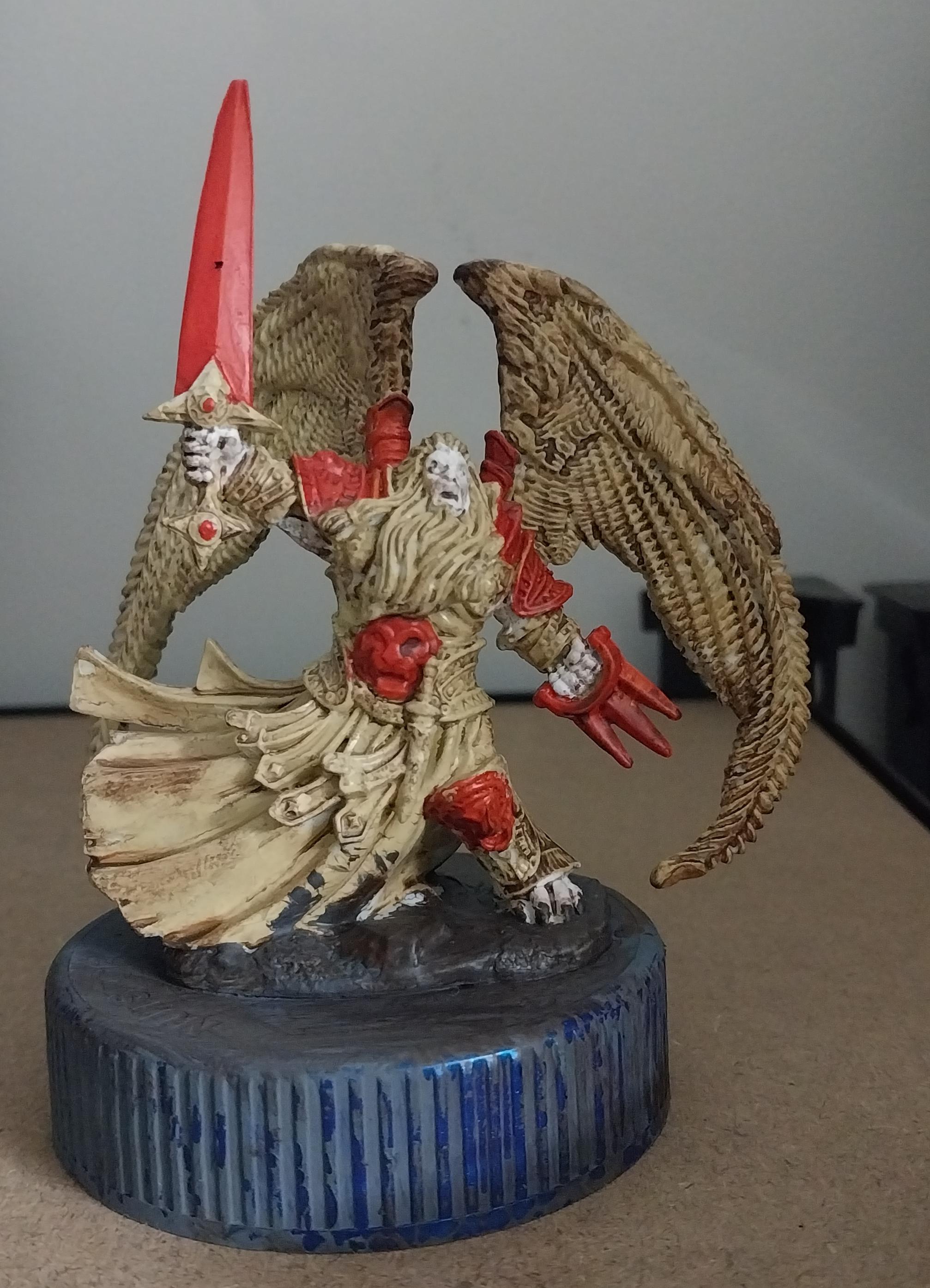 Angel, Reaper, Statue, Temple
