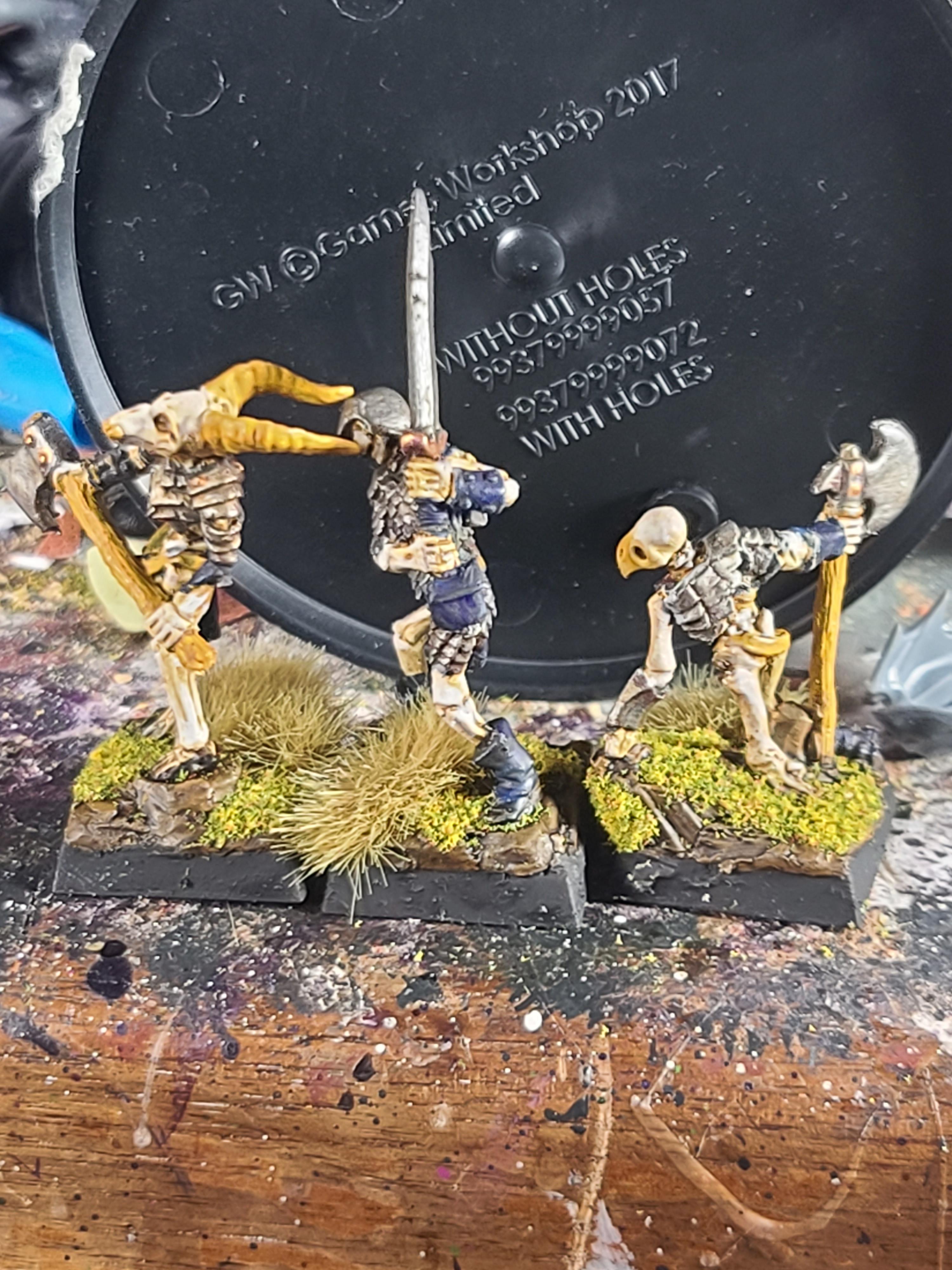 Bog Skeletons, Heavy Infantry, Reaper Miniatures, Skeletons, Two Handed Weapons, Undead