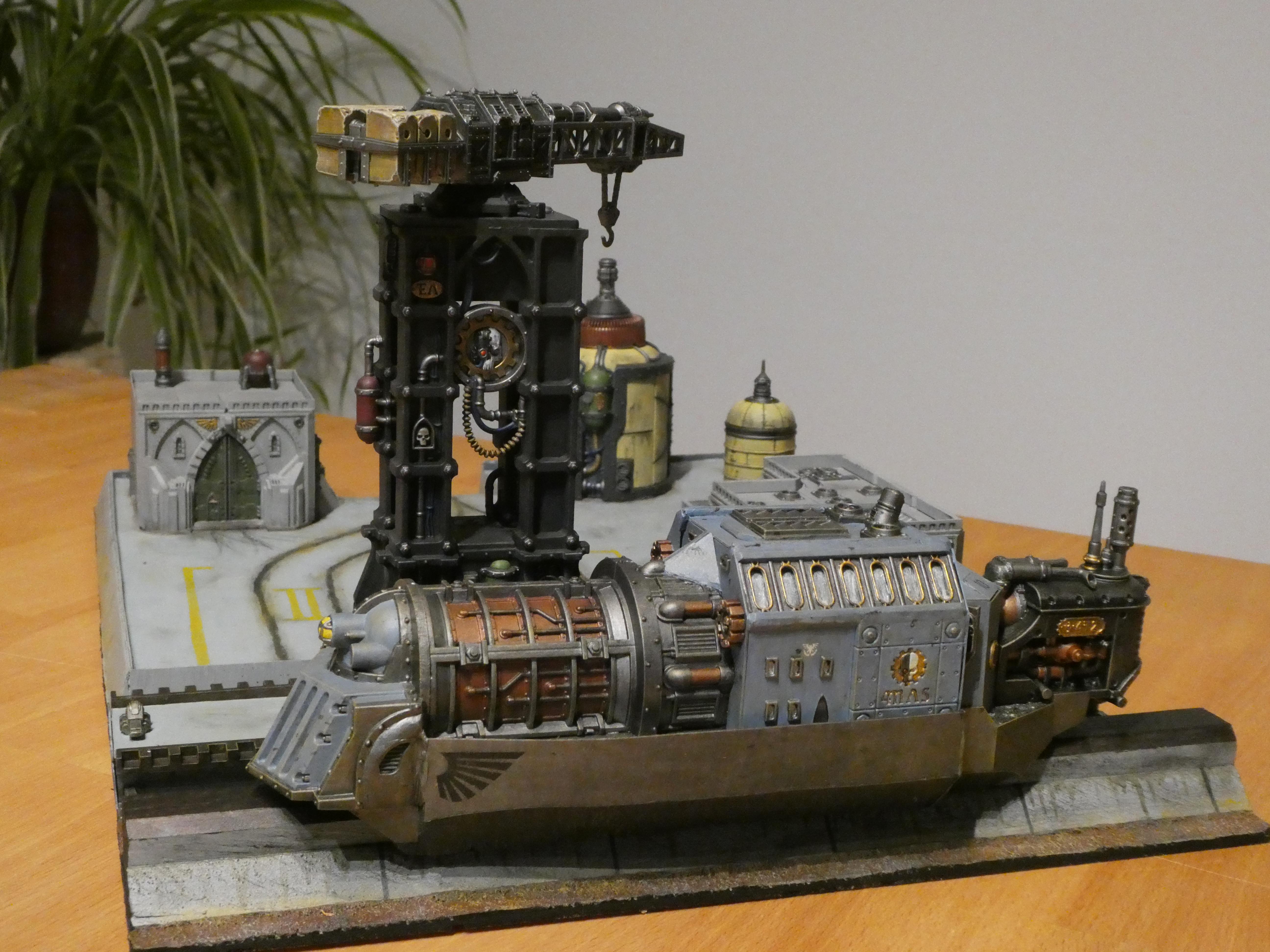 Adeptus Titanicus, Legions Imperialis, Mechanicum Locomotive, Monorail Station