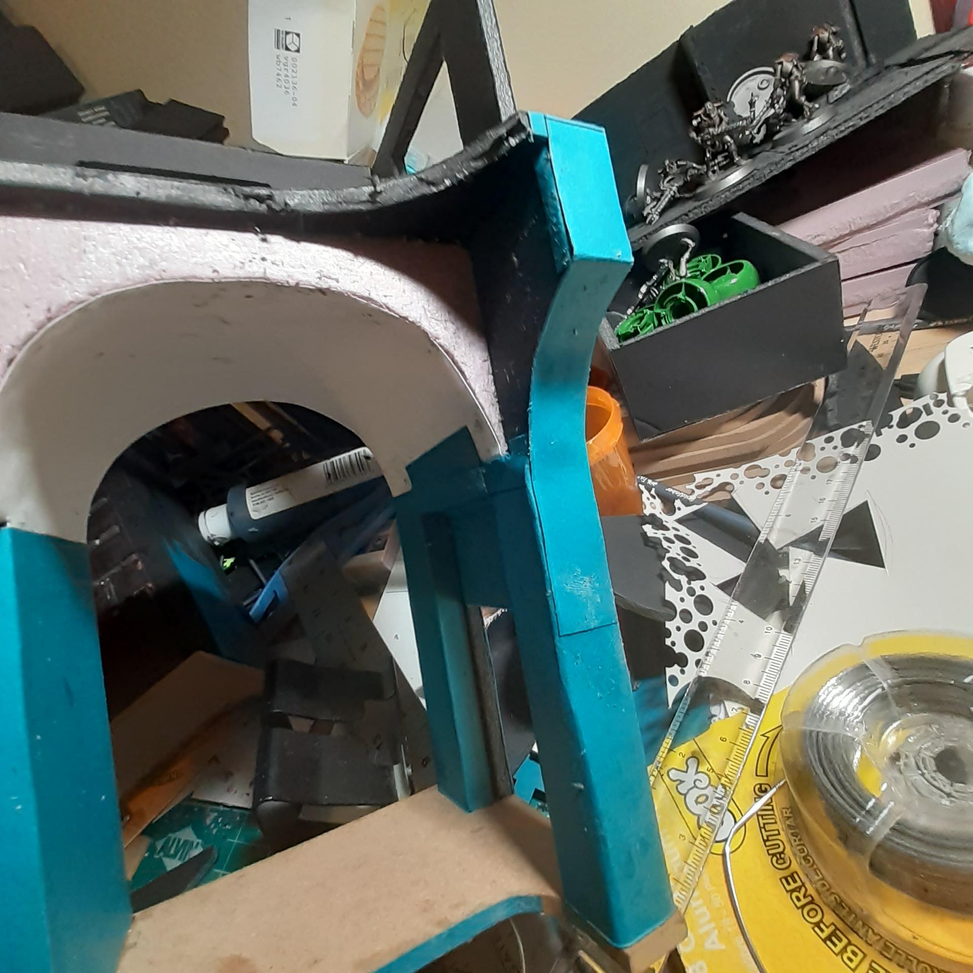 Blue, Dark, Inq28, Necromunda, Scratch Build, Spacehulk, Terrain, Wargaming, Warhammer 40,000