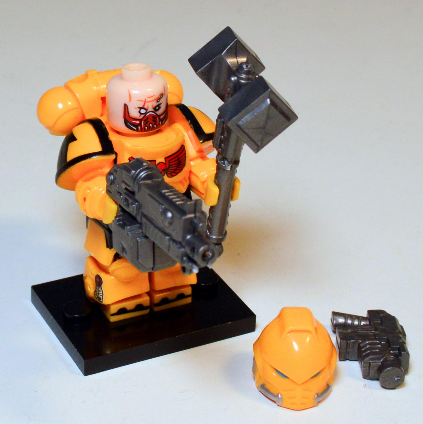 Astartes, Imperial Fists, Lego, Space Marines