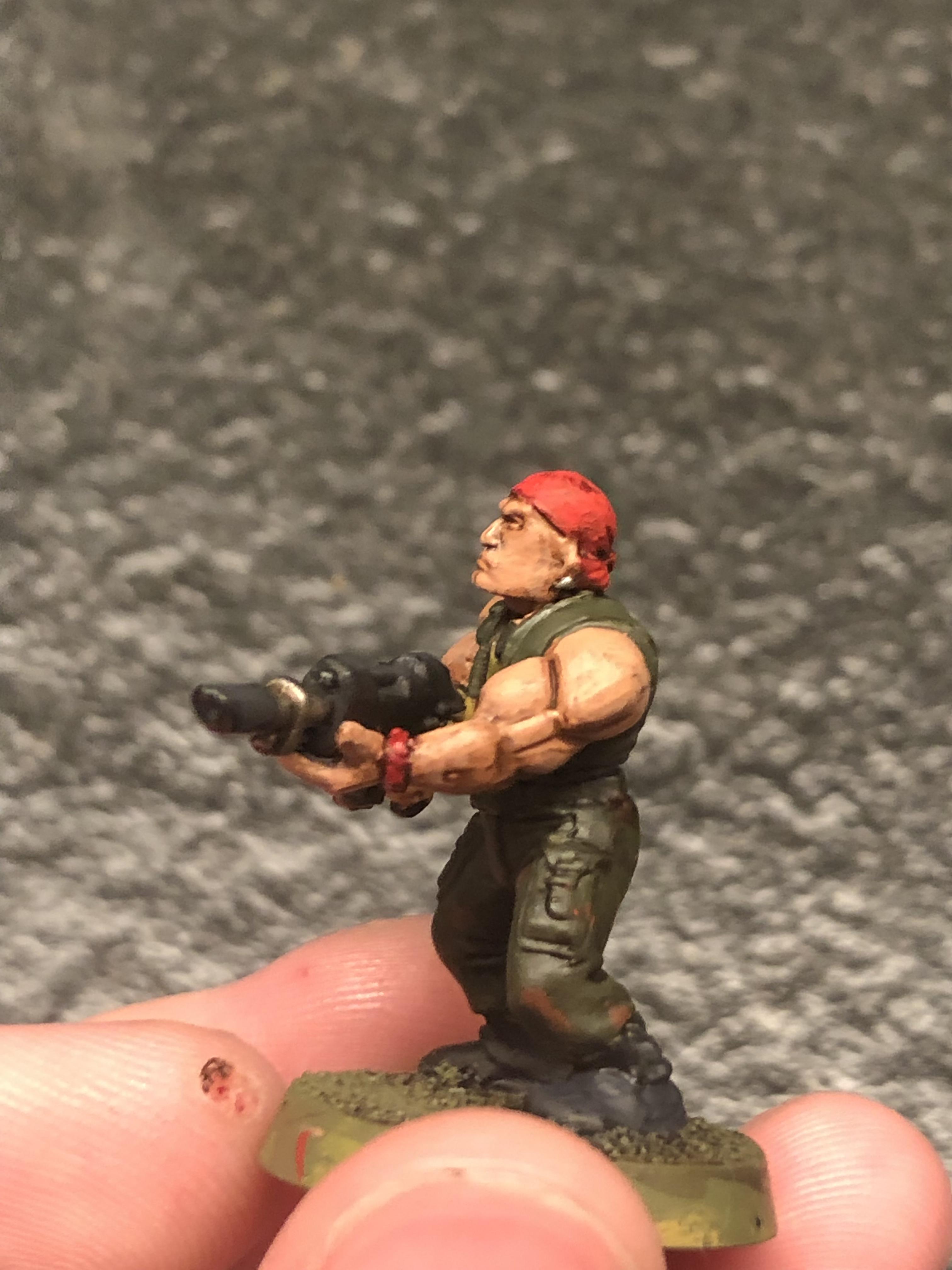 Astra Militarum, Bandana, Camouflage, Catachan, Catachan Jungle Fighters, Imperial Guard, Jungle, Retro, Tattoo