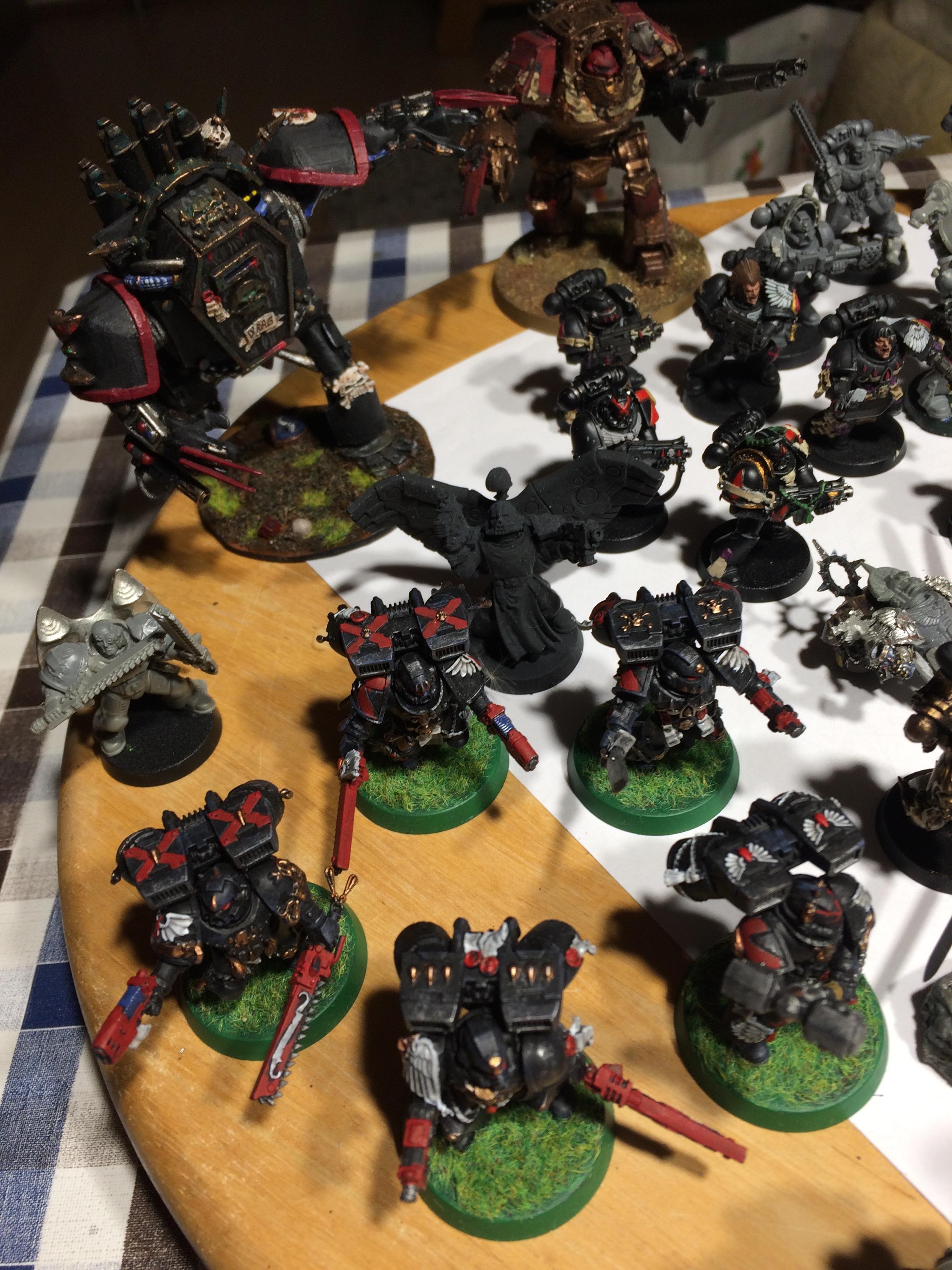 Angel, Blood, Blood Angels, Companie, Conversion, Death, Dreadnought, Old, Rogue, Trader