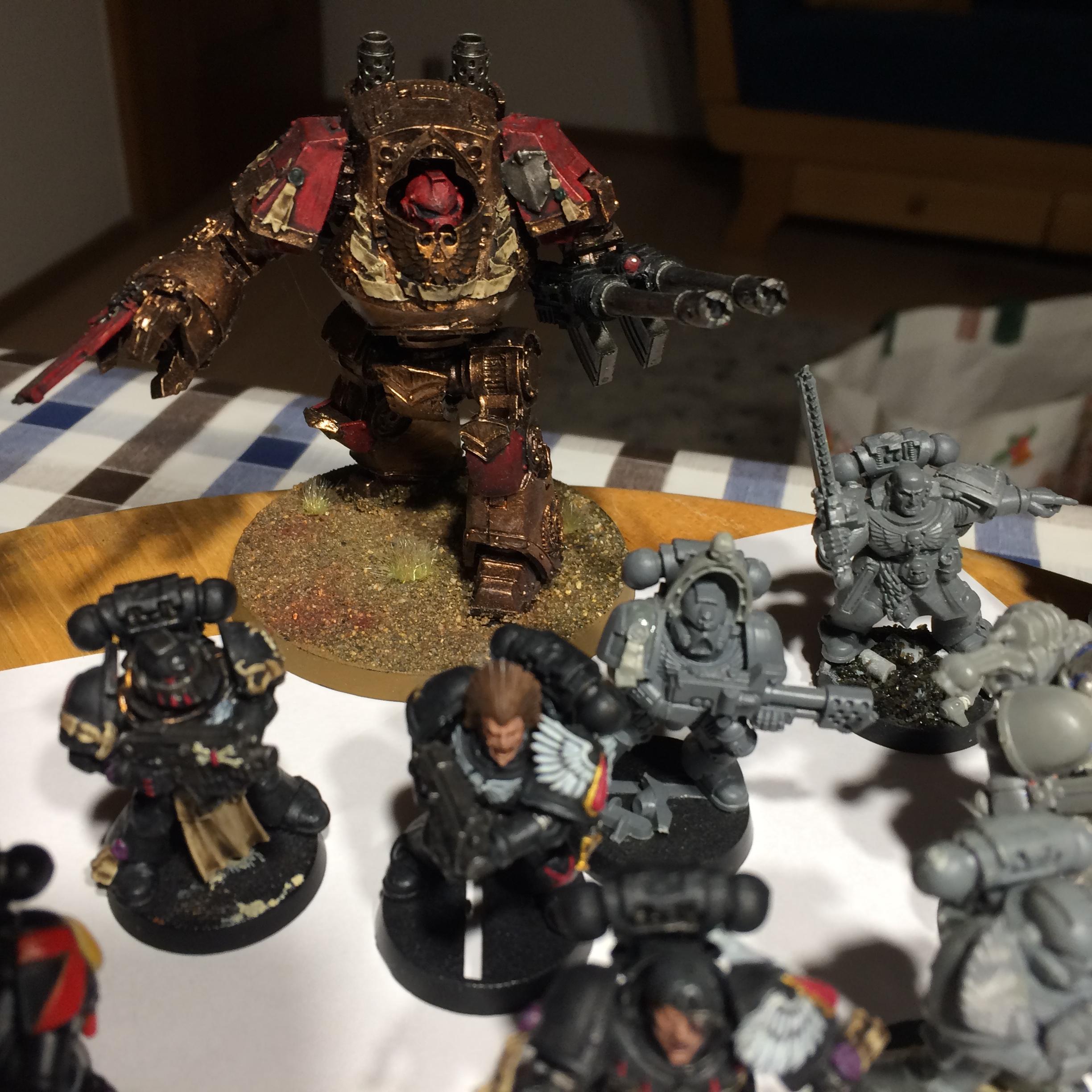 Angel, Blood, Blood Angels, Companie, Conversion, Death, Dreadnought, Old, Rogue, Trader