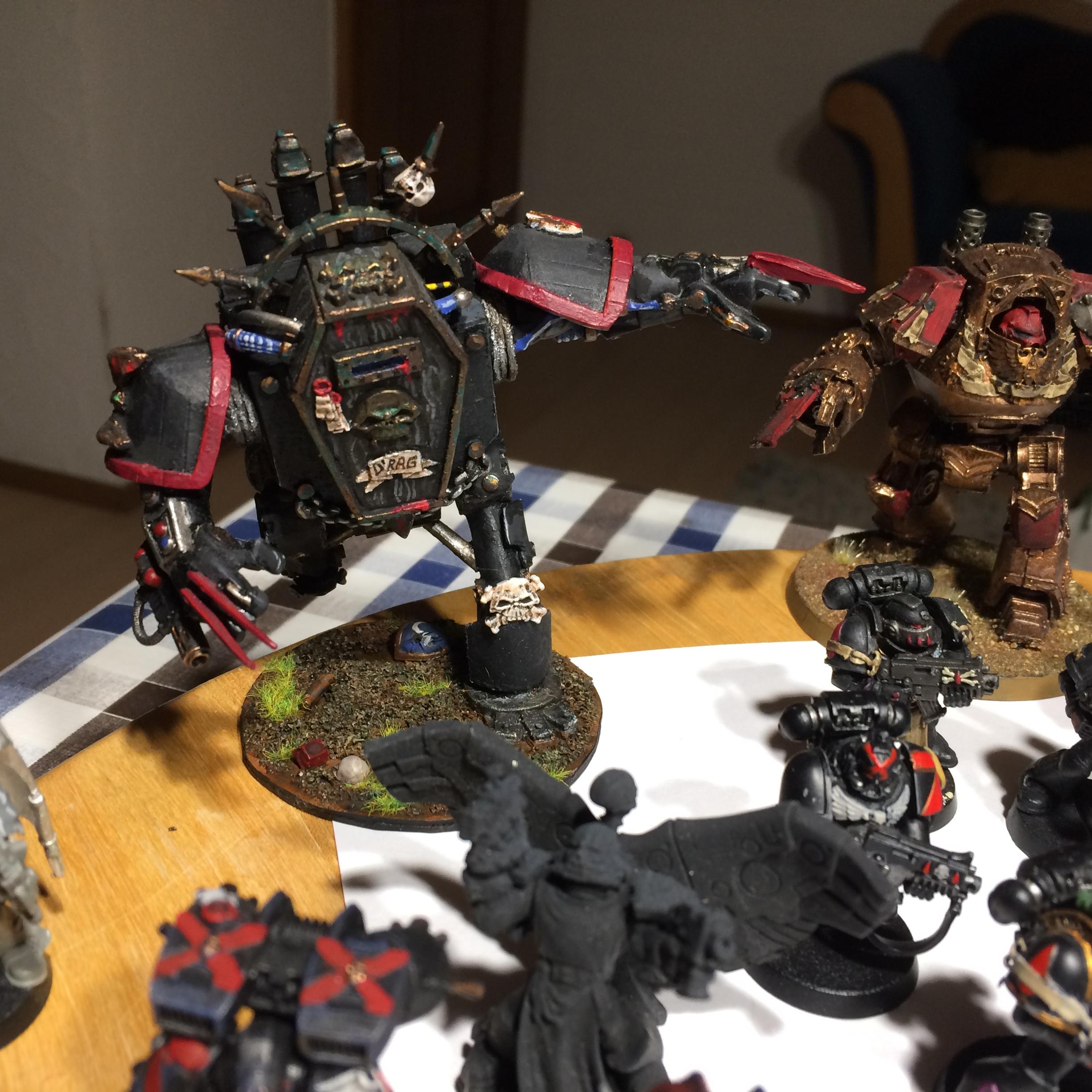Angel, Blood, Blood Angels, Companie, Conversion, Death, Dreadnought, Old, Rogue, Trader