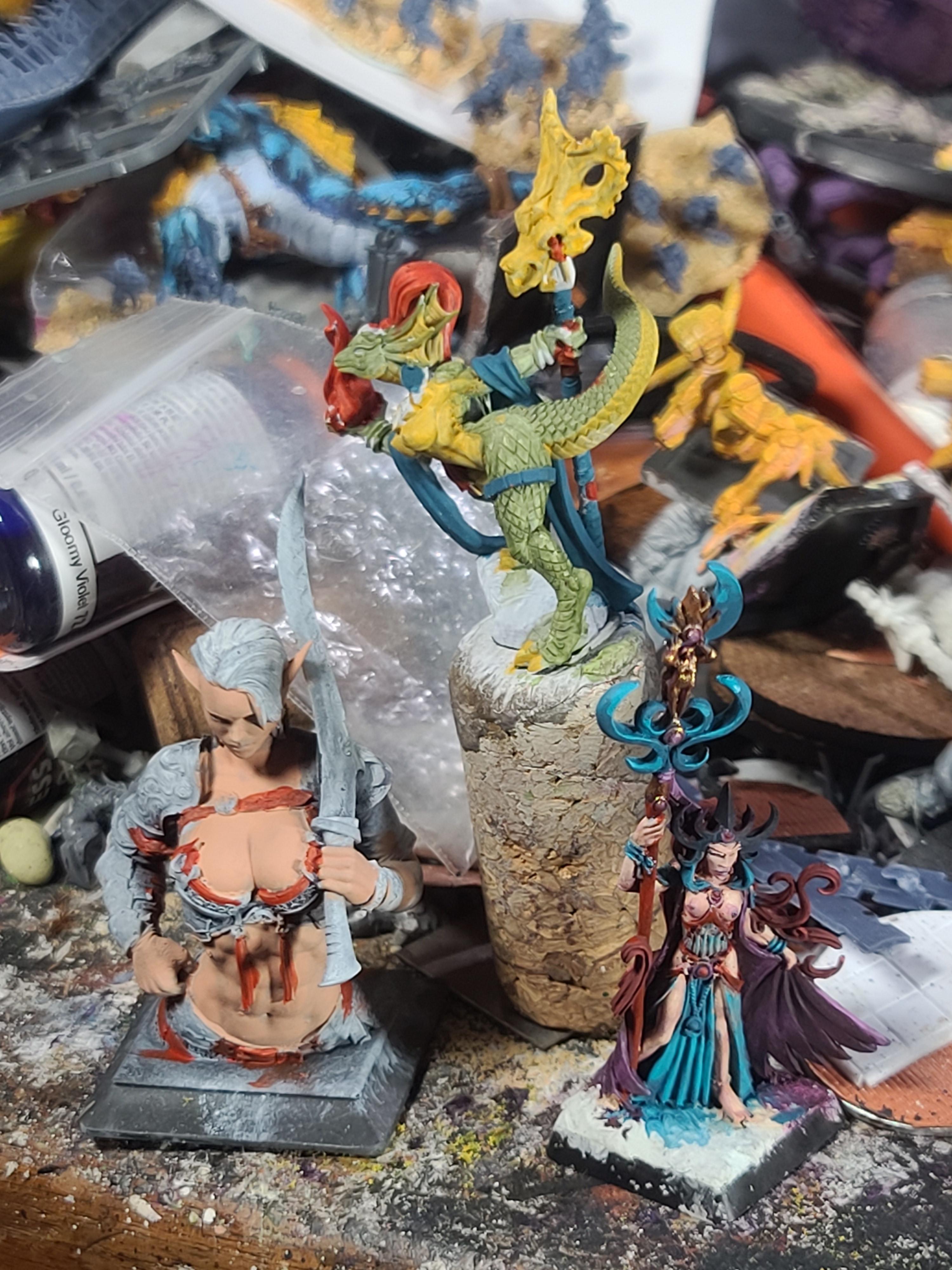 3d Prints, Artisans Guild, Bust, Cheesecake, Crocodile Games, Demigod Of Hecate, Lizardmen, Metal, Mgs Miniatures, Sebeki, Wargods