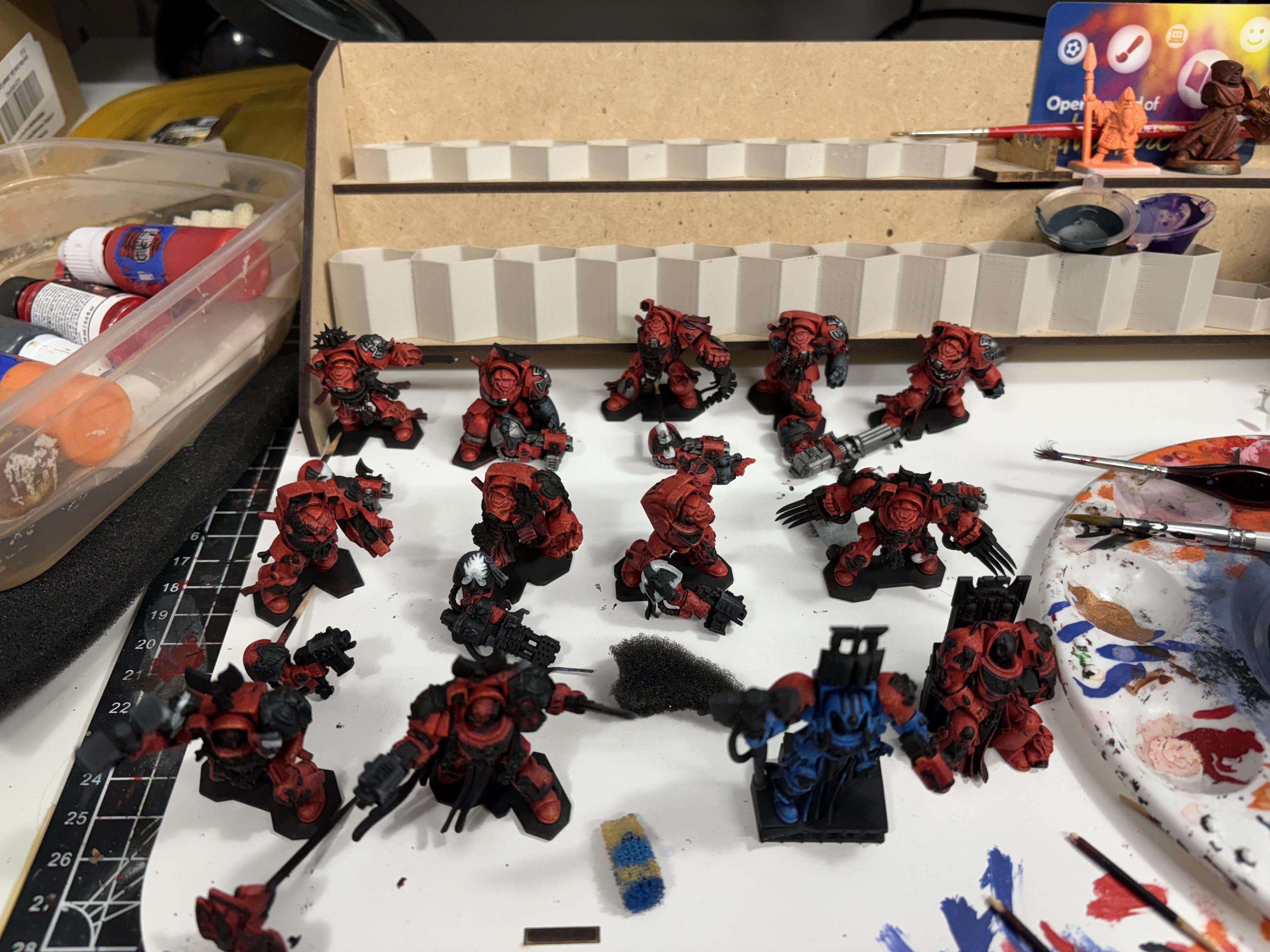 Blood Angels Wip, Space Hulk, Space Marines, Terminator Armor, Warhammer 40,000