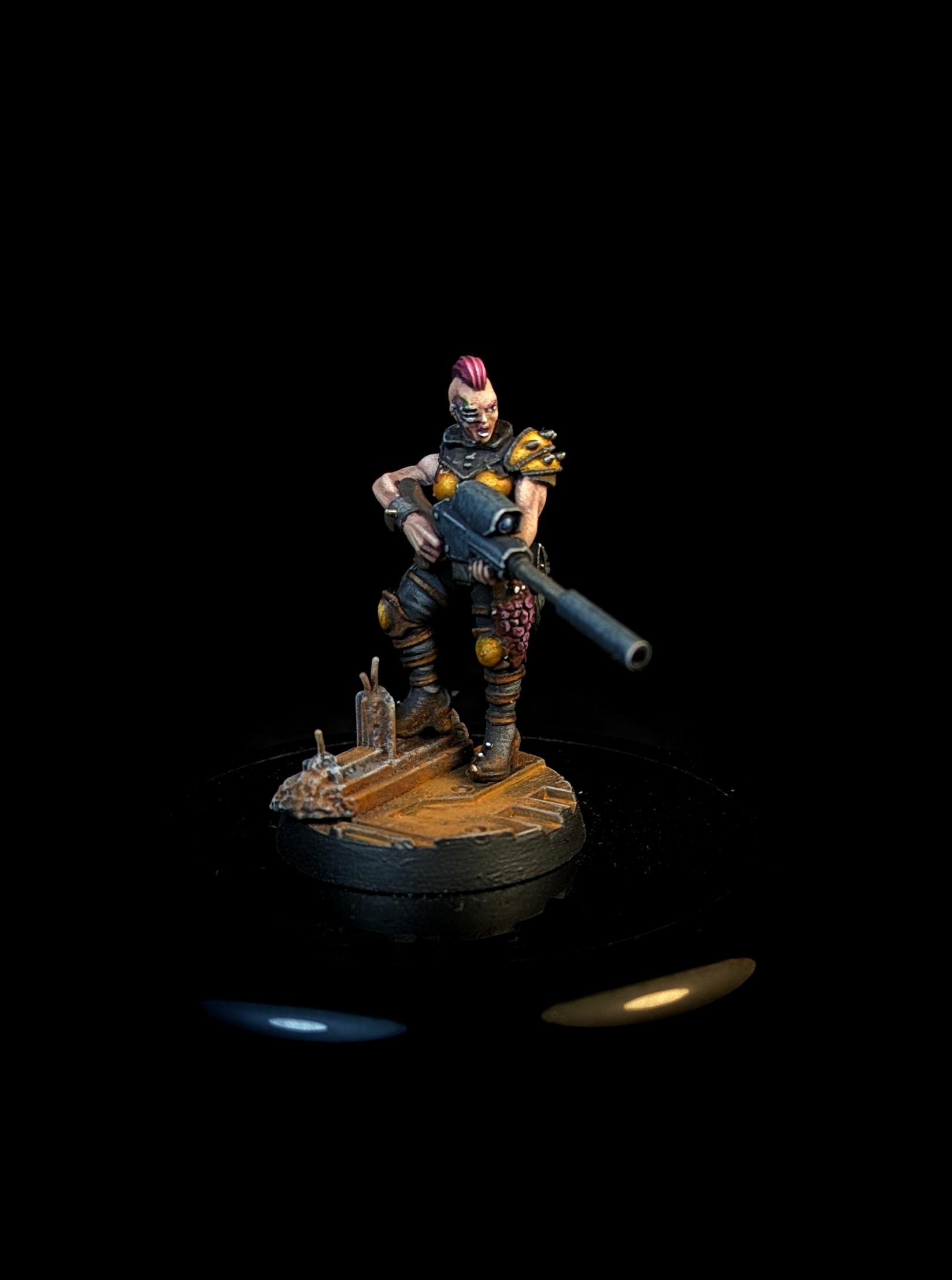 Escher, Female, Ganger, Necromunda, Snipers, Underhive