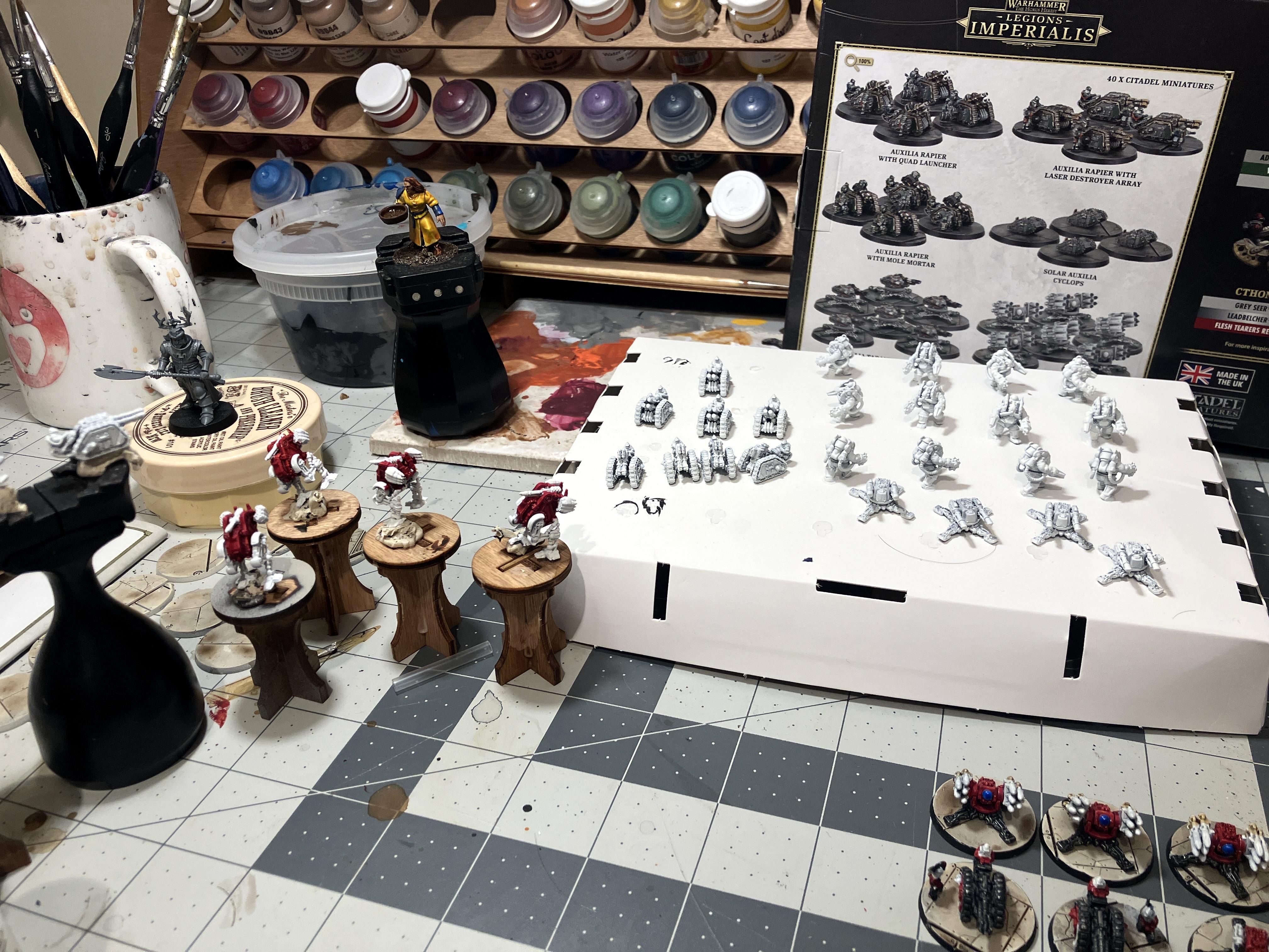 Auxilia, Hobby Progress Challenge, Legions Imperalis, Sentinel, Support, Titanicus, Work In Progress