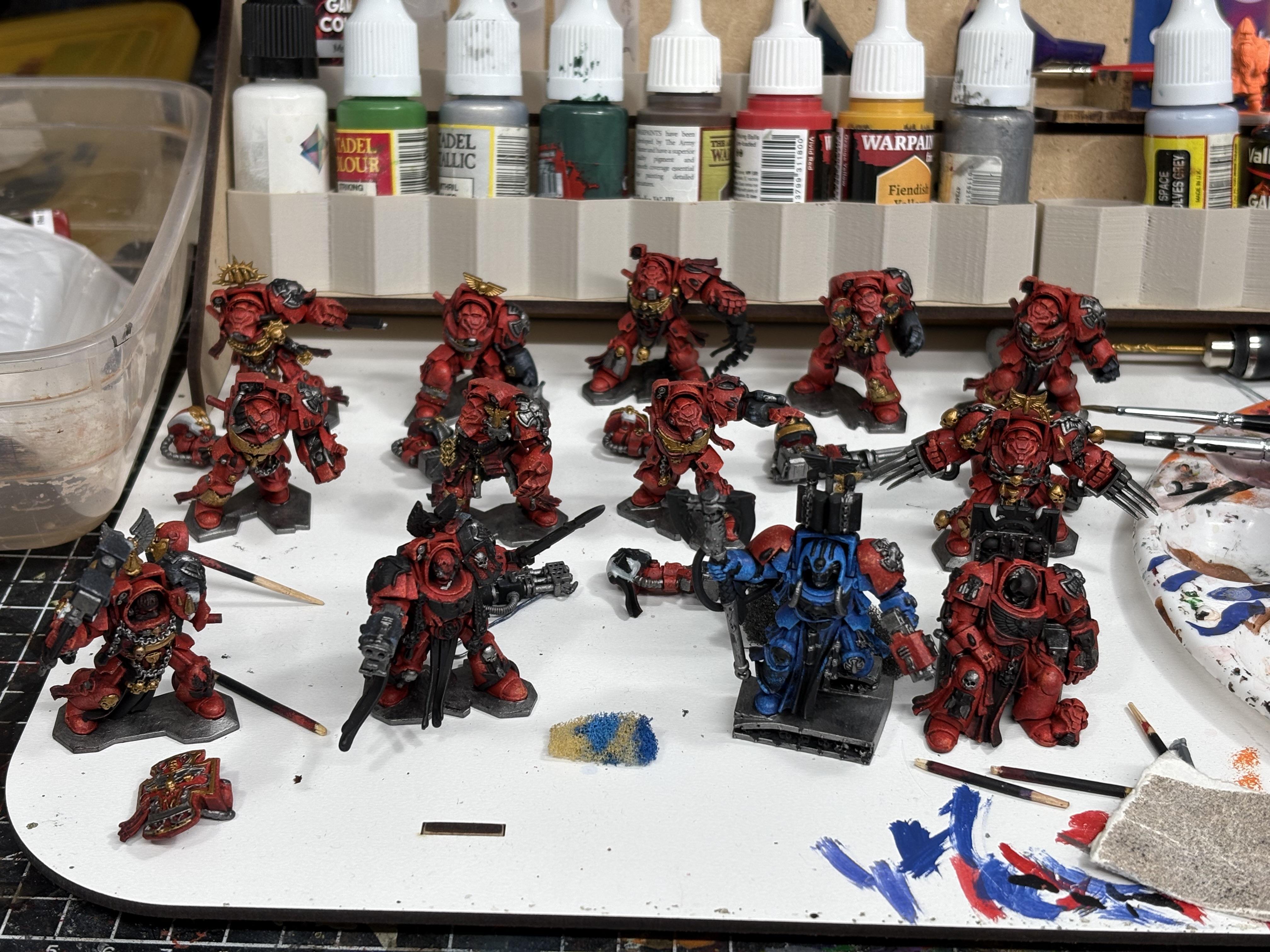 Blood Angels Wip, Space Hulk, Space Marines, Terminator Armor, Warhammer 40,000