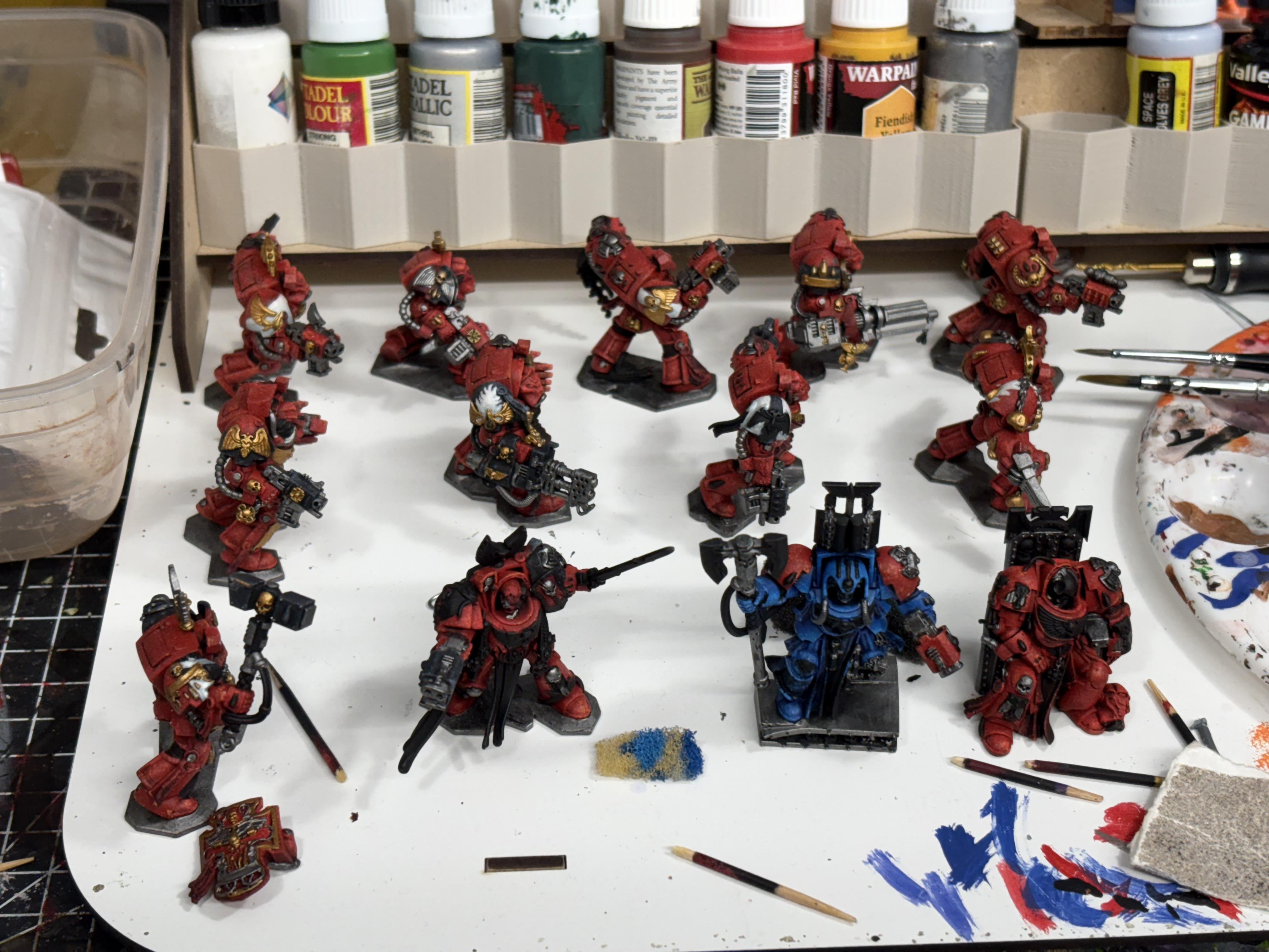 Blood Angels Wip, Space Hulk, Space Marines, Terminator Armor, Warhammer 40,000