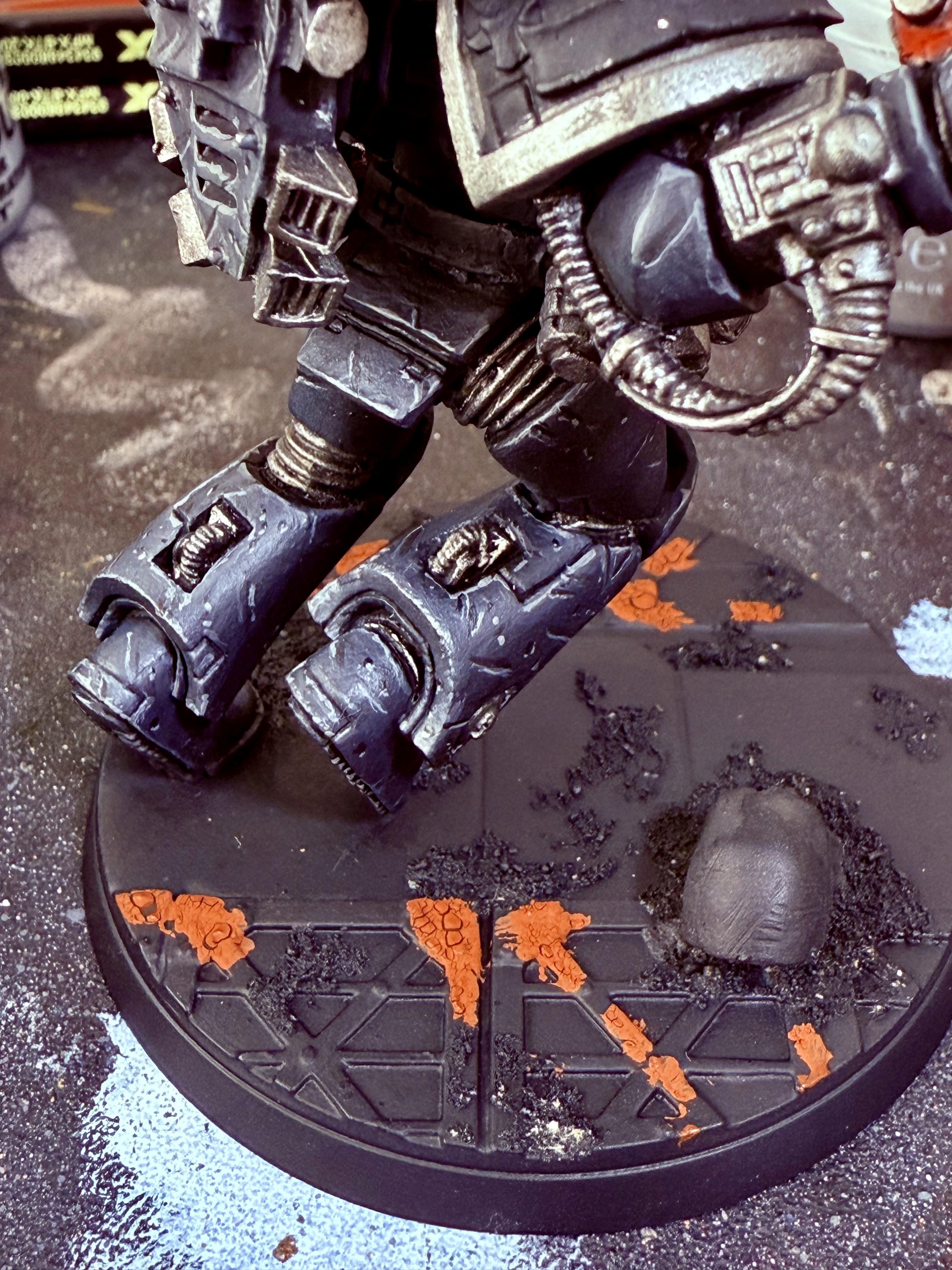 54mm, Artemis, Chipping, Damage, Inquisitor, Space Marines