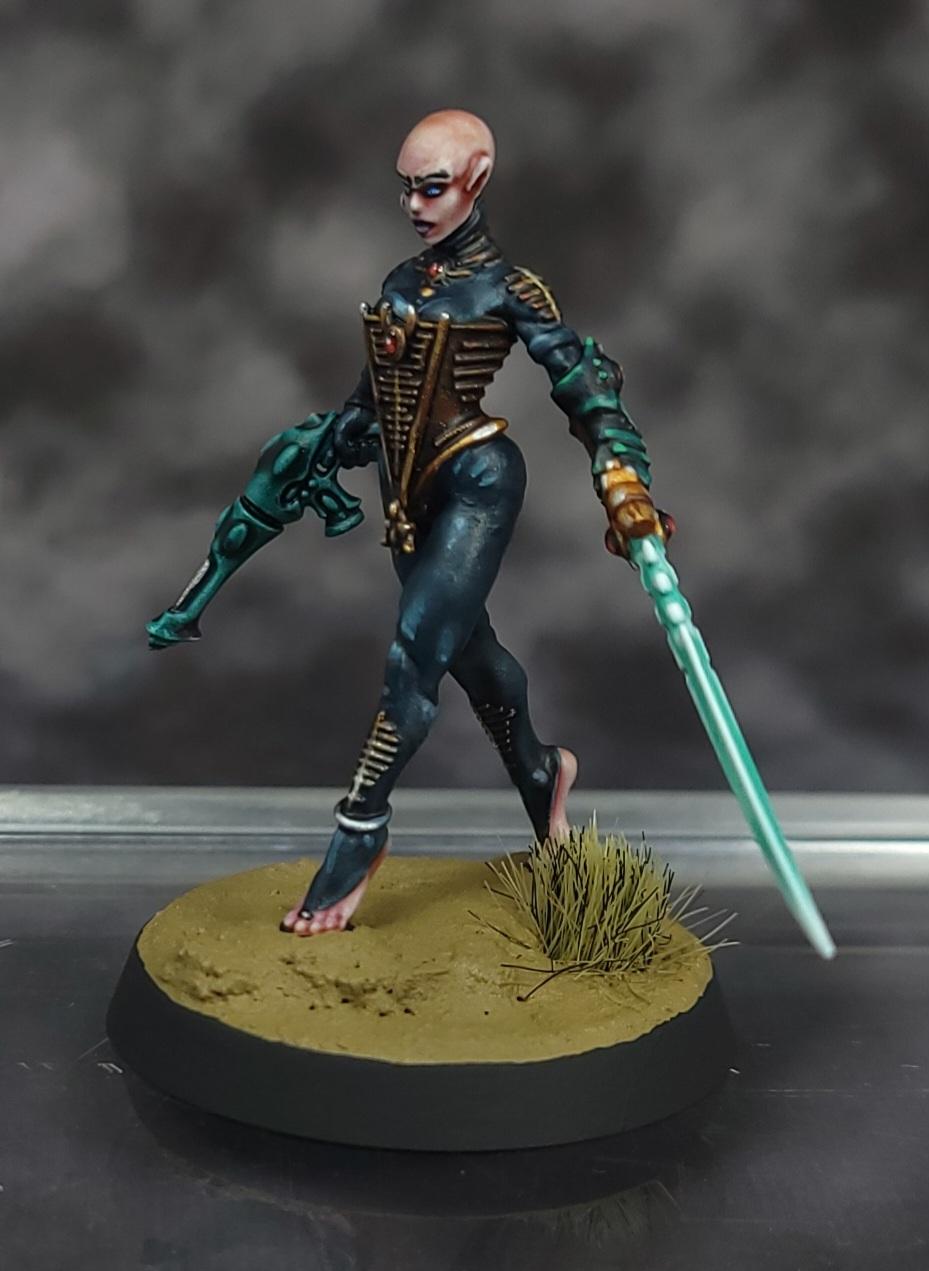 Conversion, Eldar, Female, Seer, Warhammer 40,000