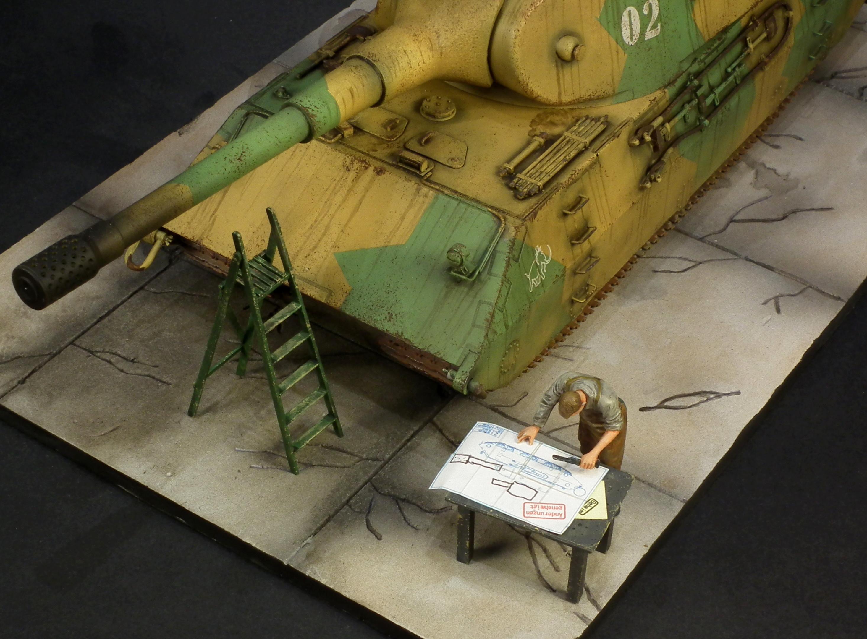 1/35, Fictional, Germans, Heavy, Mammut, Super-heavy, Tank, World War 2