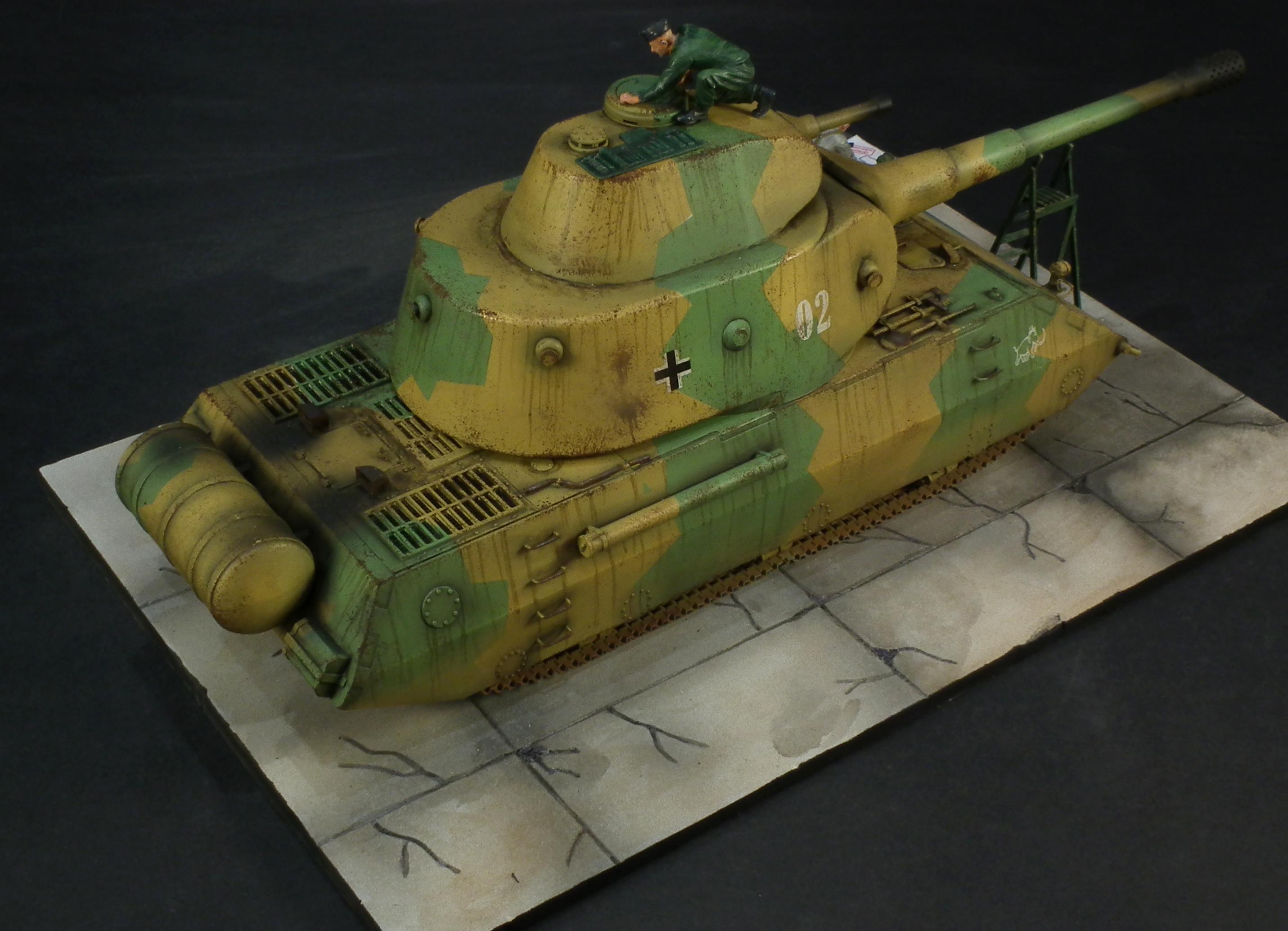 1/35, Fictional, Germans, Heavy, Mammut, Super-heavy, Tank, World War 2