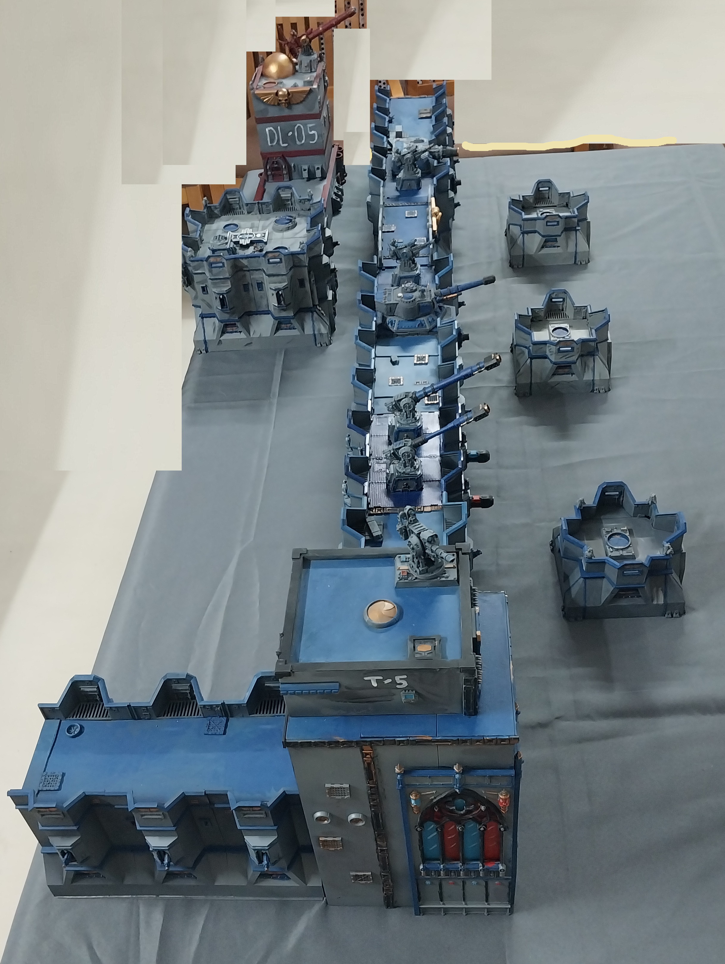 Adeptus Arbites, Army, Fortifications, Imperial Guard, Thin Blue Line