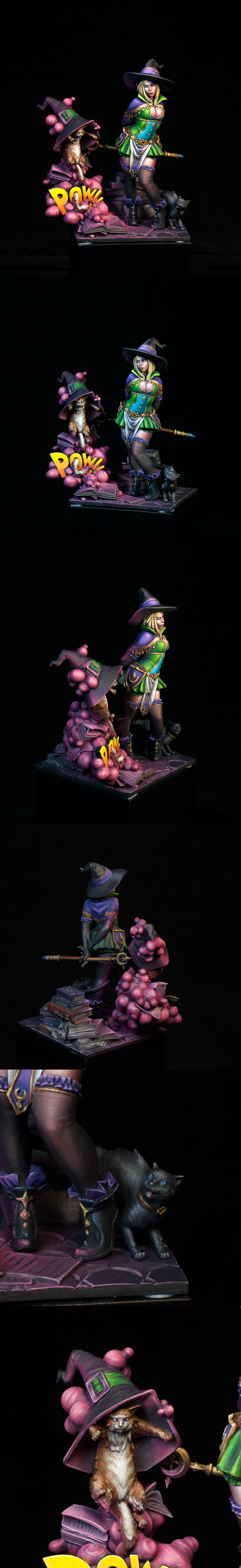 Bigchild Creatives, Diorama, Display, Girl, Pinup, Witch