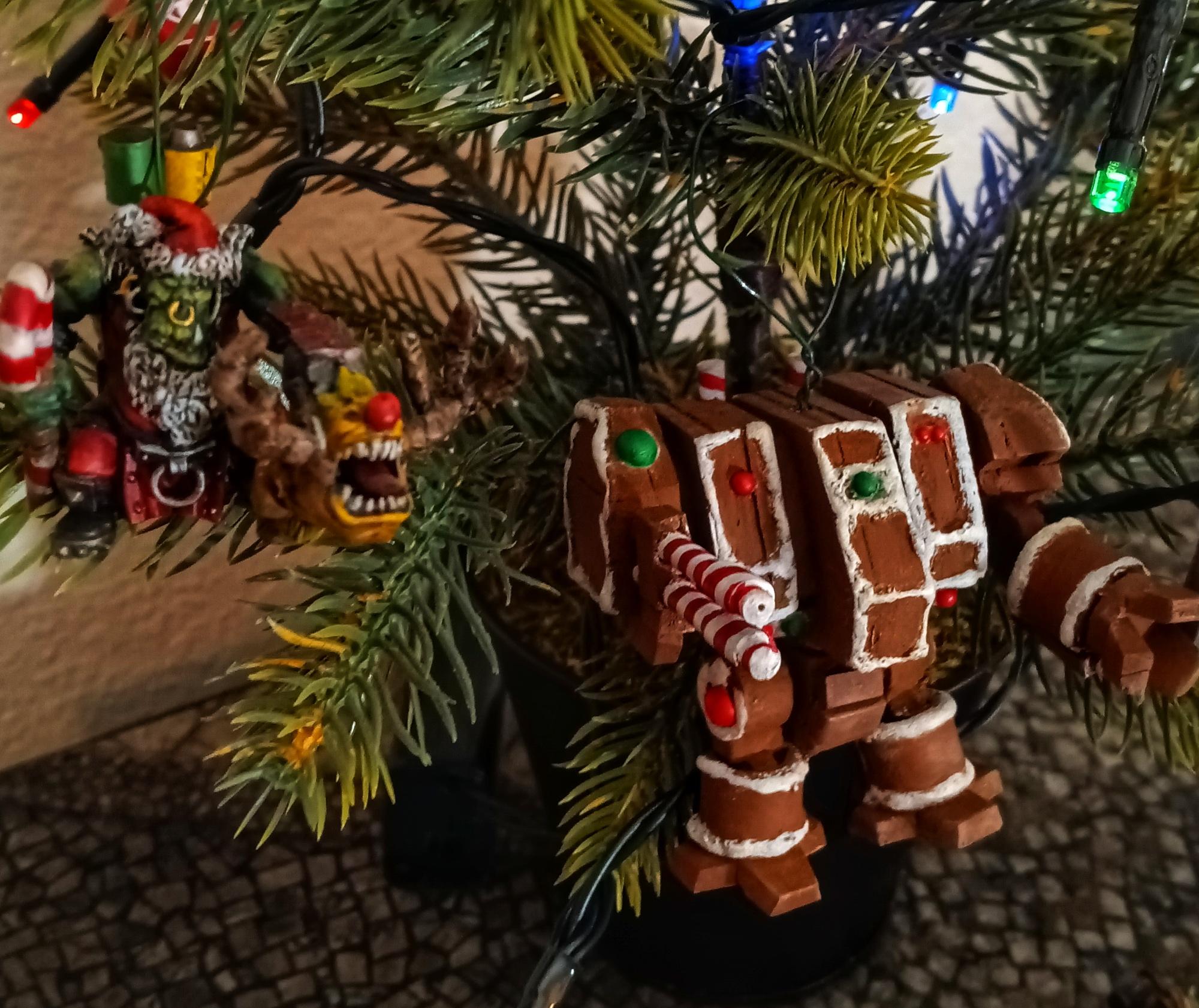 Christmas, Dreadnought, Gingerbread, Joke, Ornament, Scratch Build