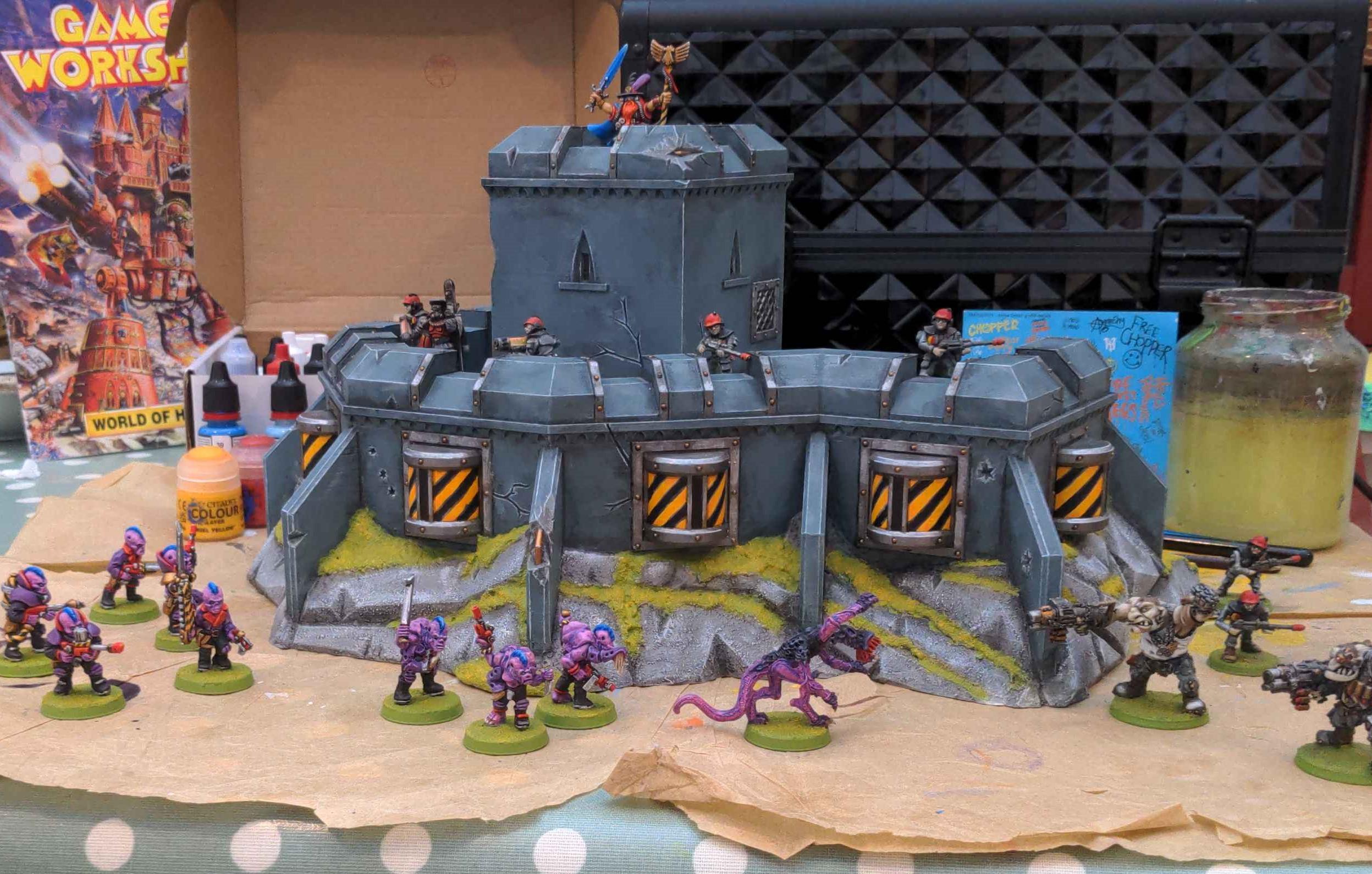 3dprinting, Bastion, Fort, Oldhammer, Terrain