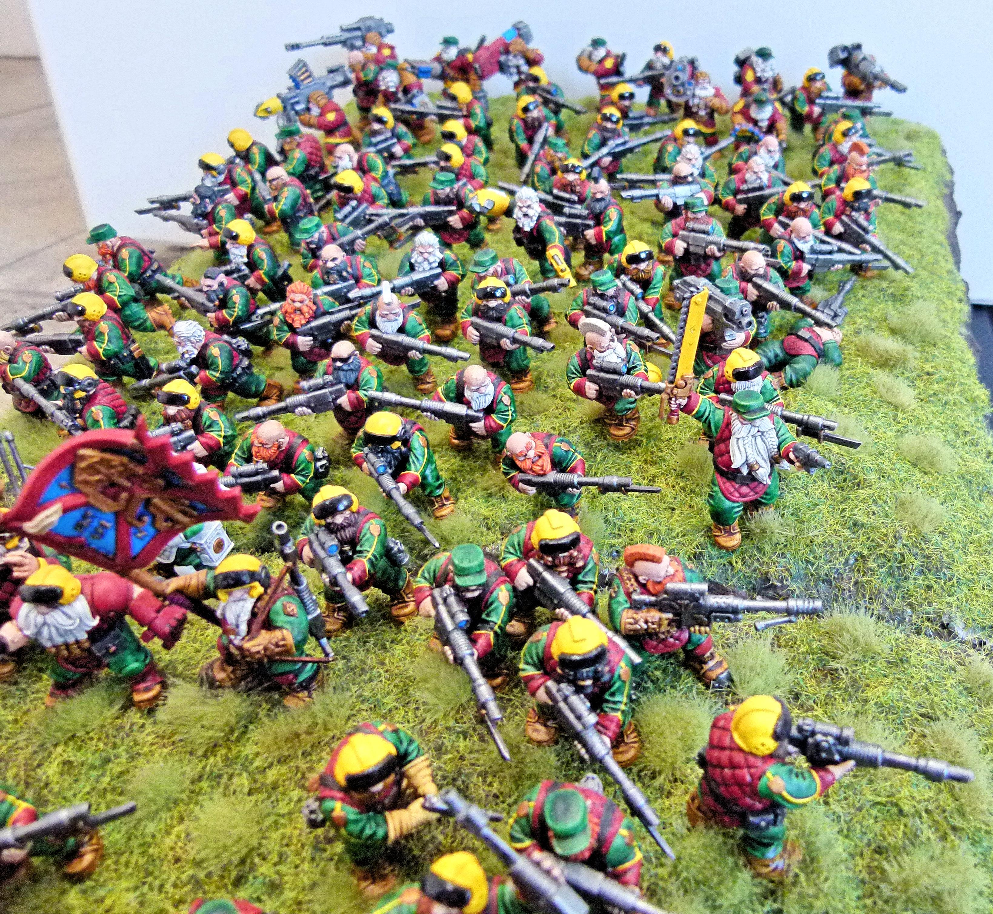 WD 111 Space Dwarf Diorama Front Left