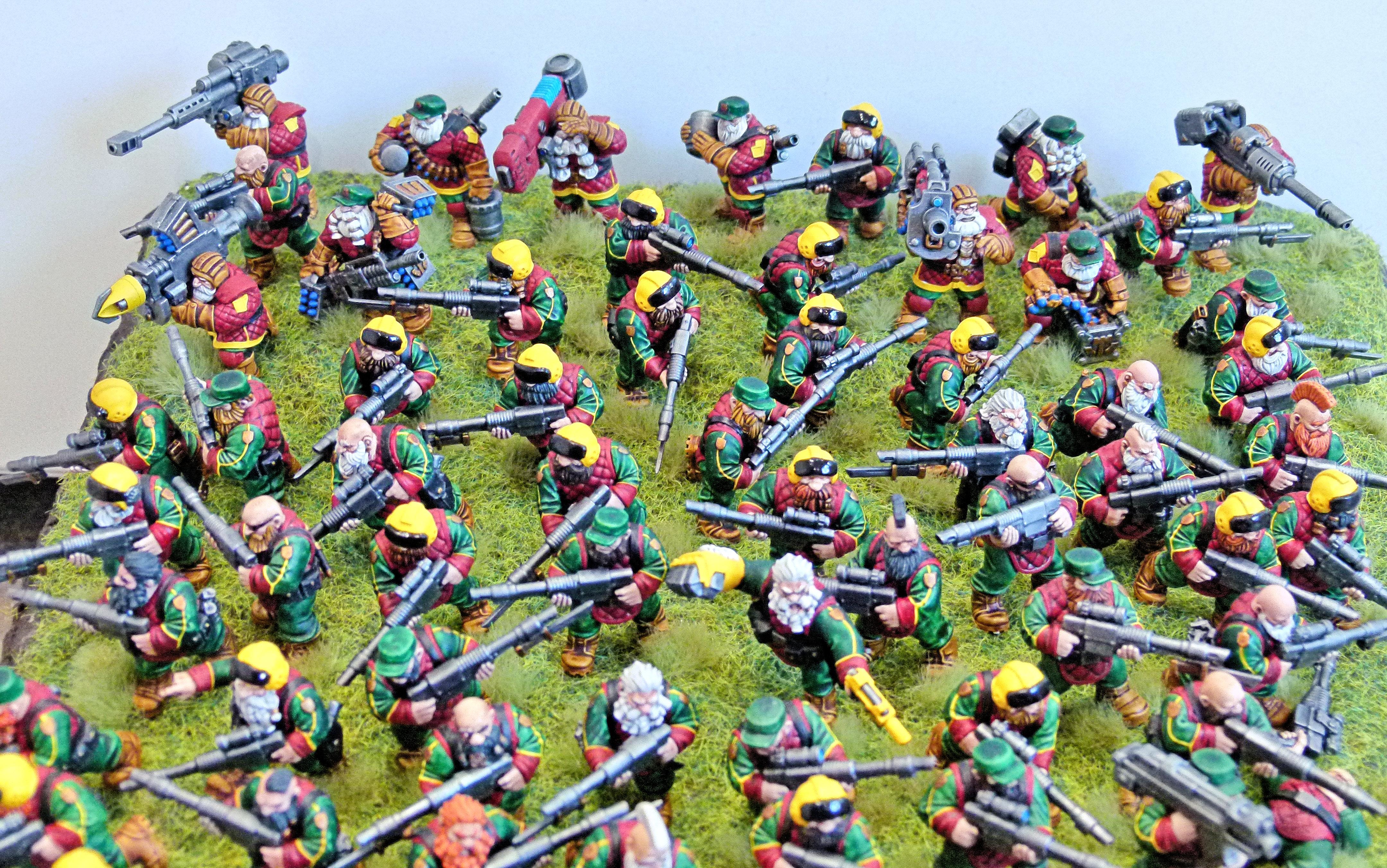 WD 111 Space Dwarf Diorama Rear