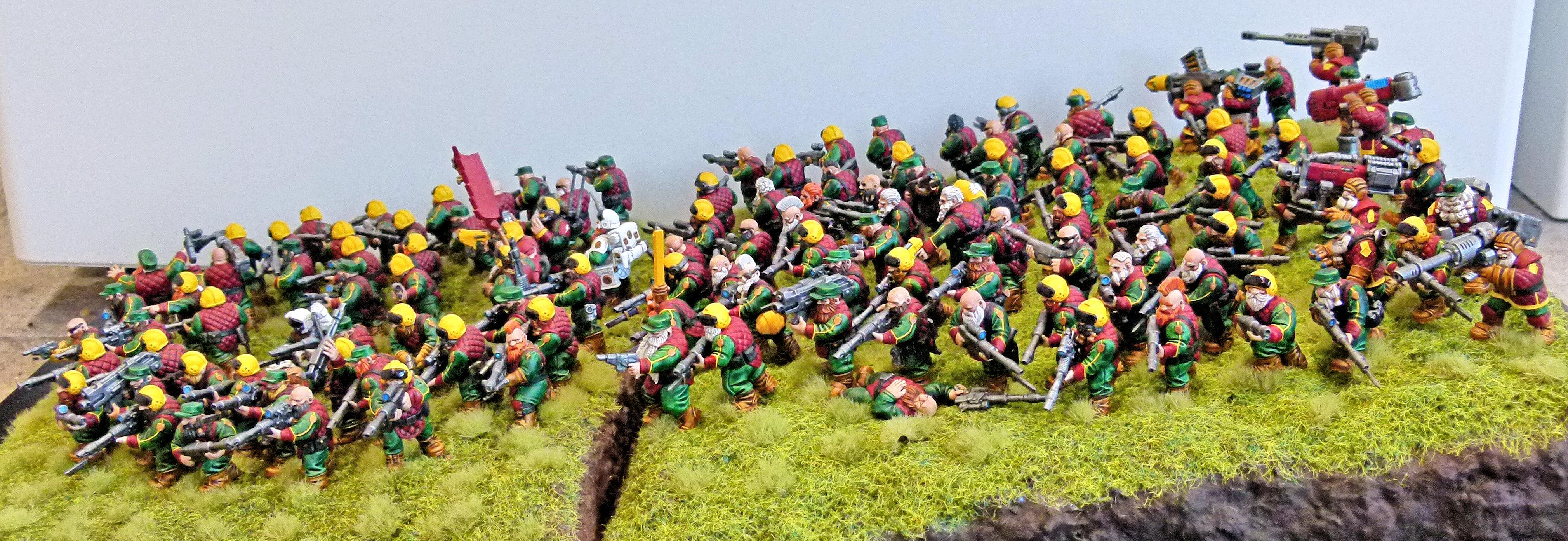 WD 111 Space Dwarf Diorama Left Side