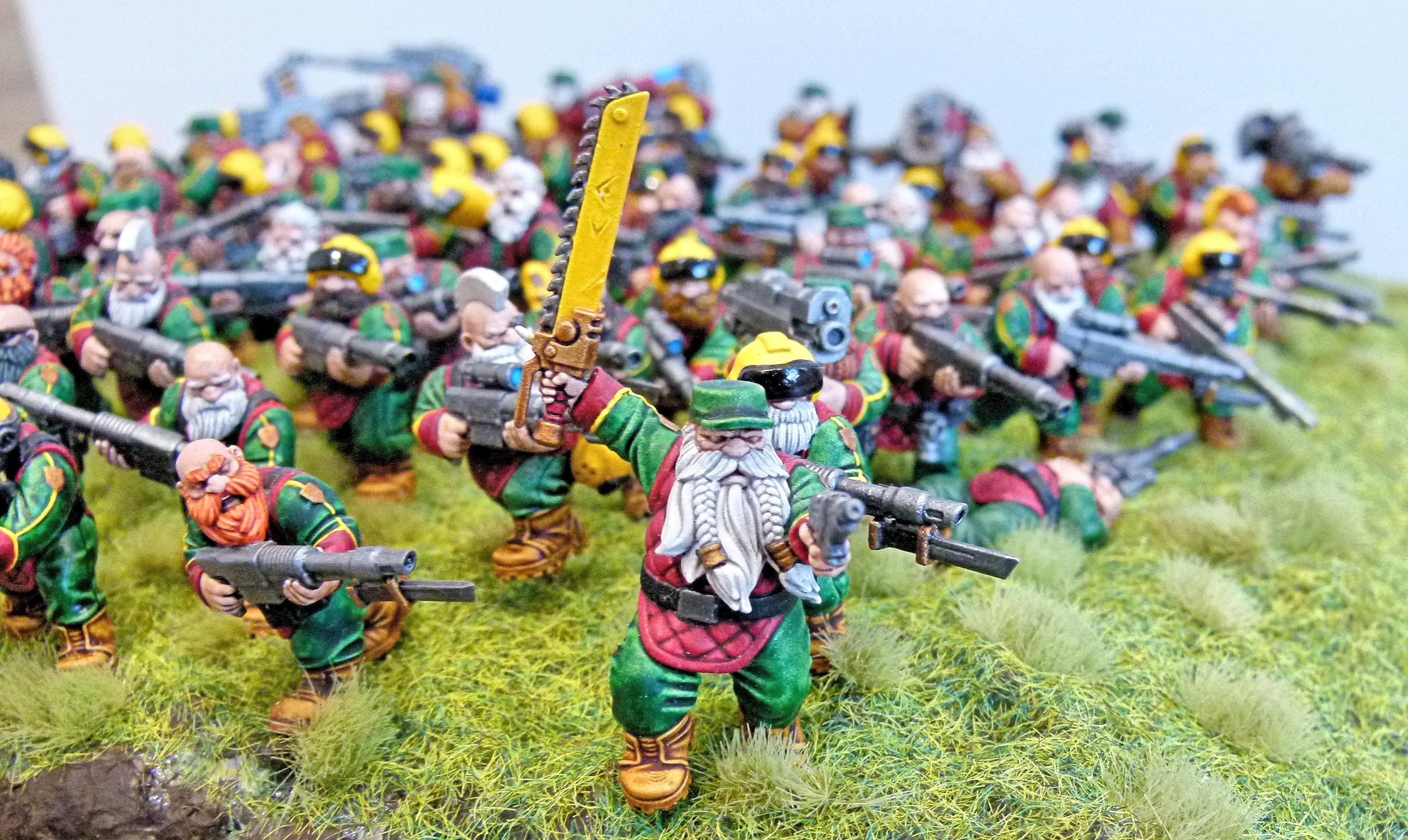 WD 111 Space Dwarf Diorama Front Left