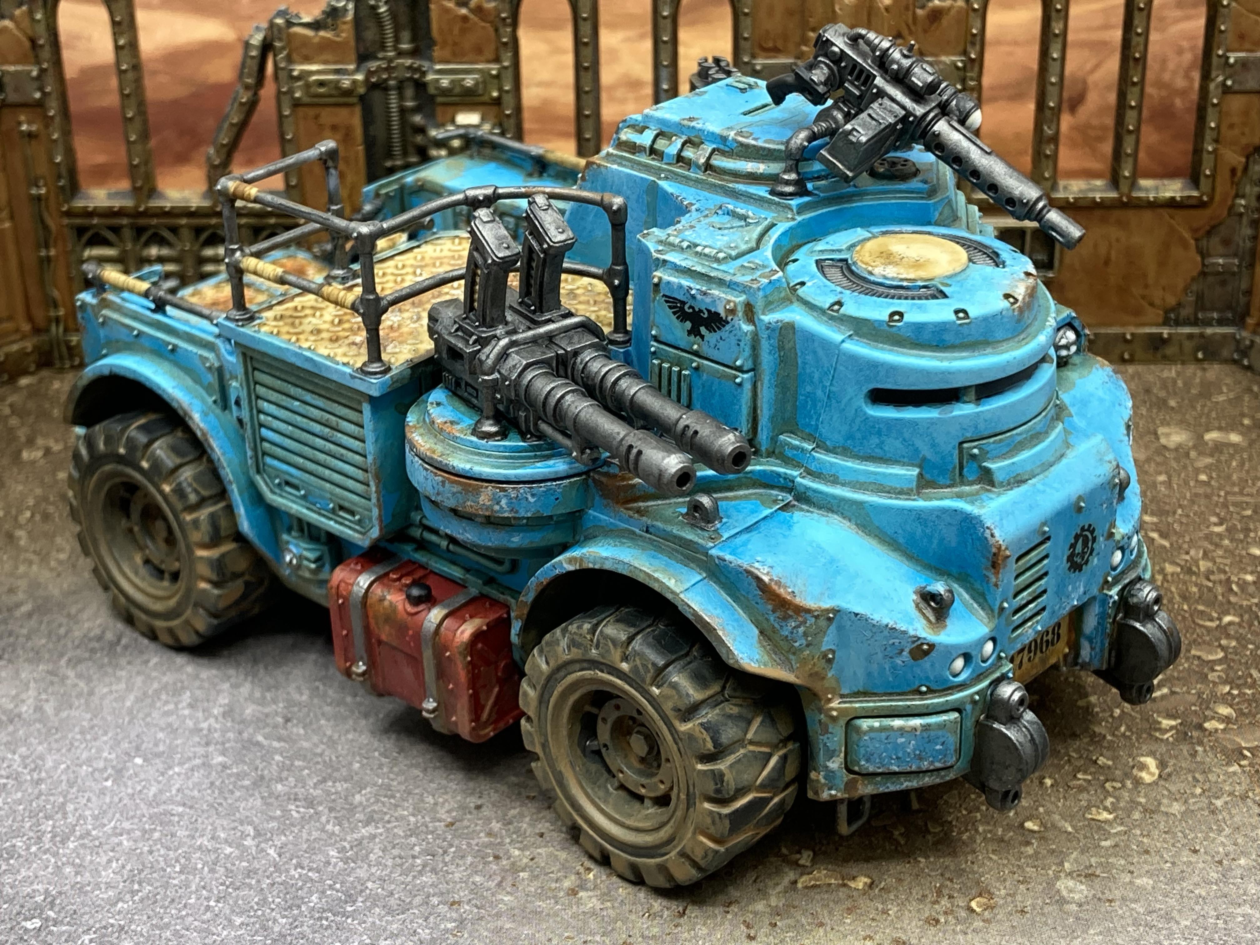 Blue, Civilian, Cultists, Genestealer Cults, Goliath, Gsc, Truck