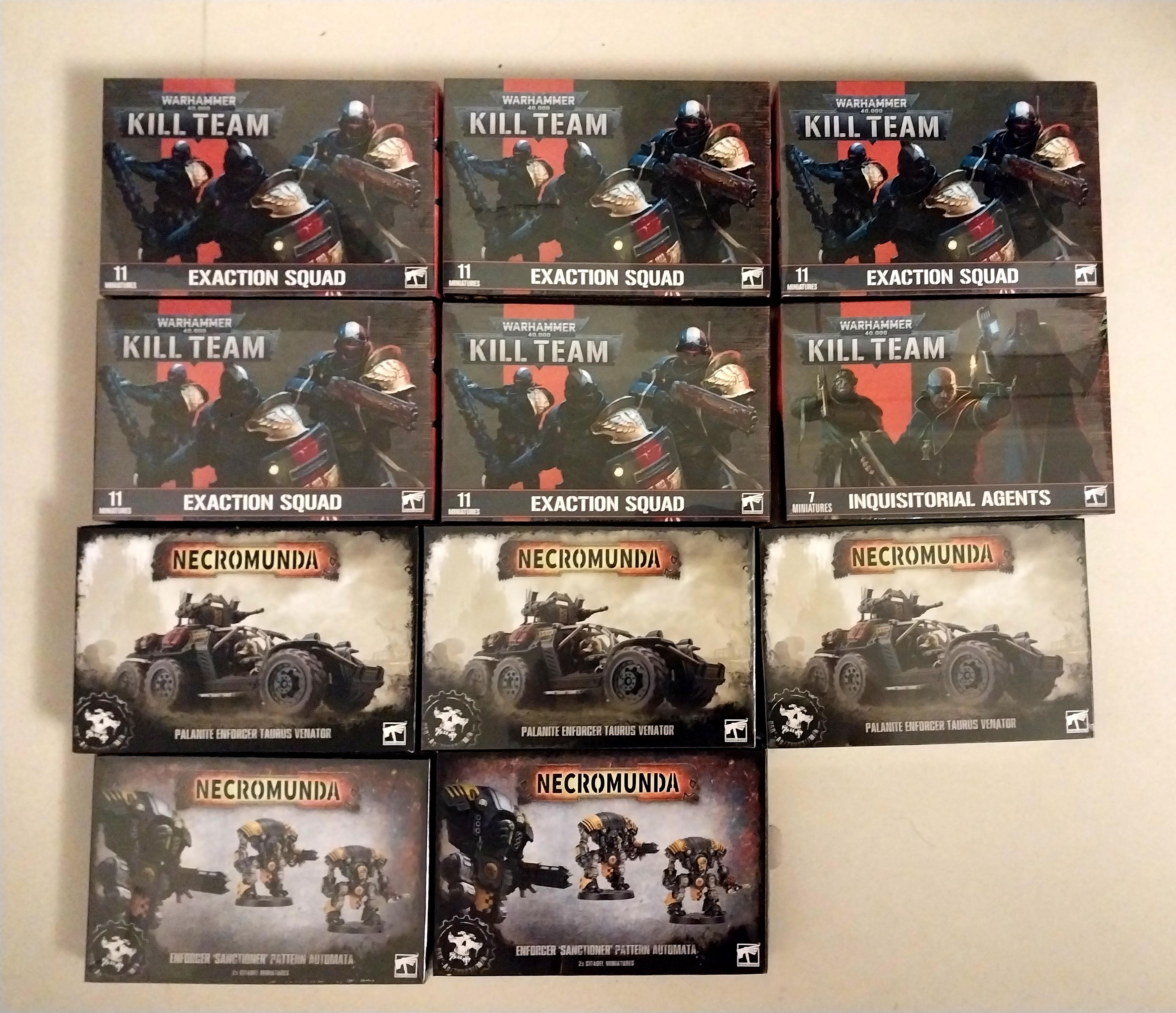 Adeptus Arbites, Brothers Of Law, Enforcers, Necromunda, Unpainted