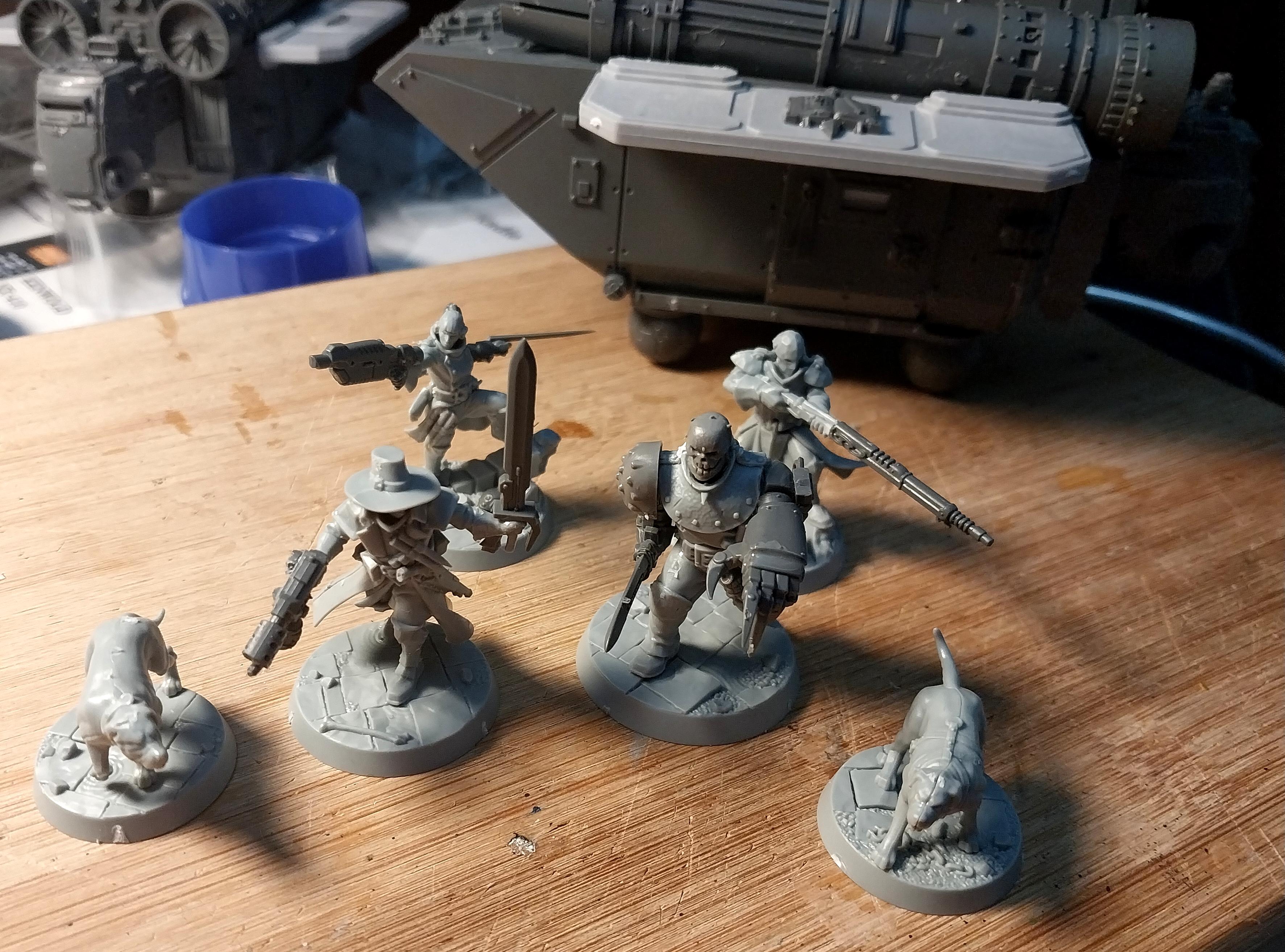Assassin, Hexbanes Hunters, Inquisition, Shuttle, Witch Hunters