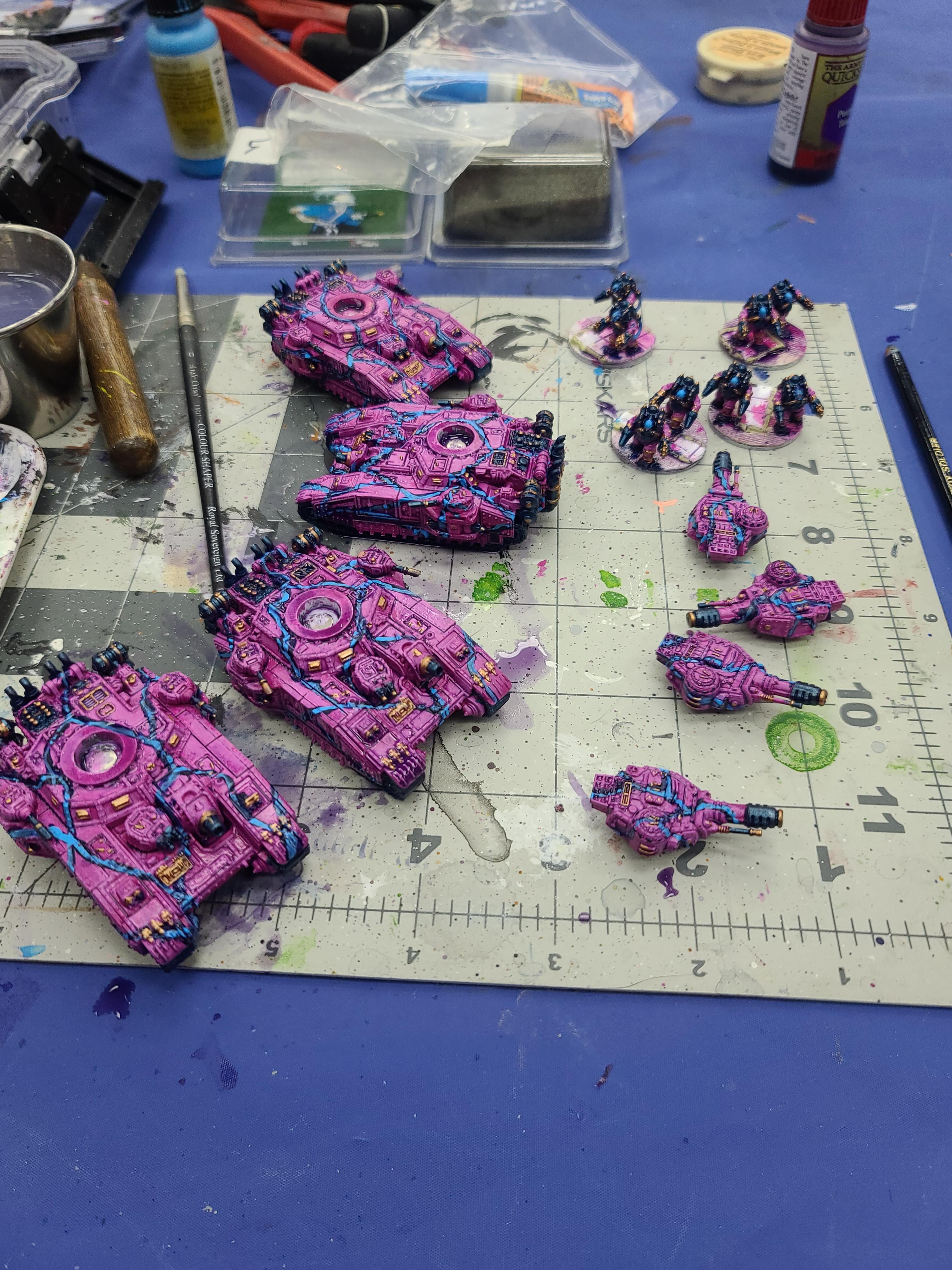 8mm, Charonite Ogryn, Games Workshop, Hellhammer, Legions Imperialis, Solar Aux, Tank