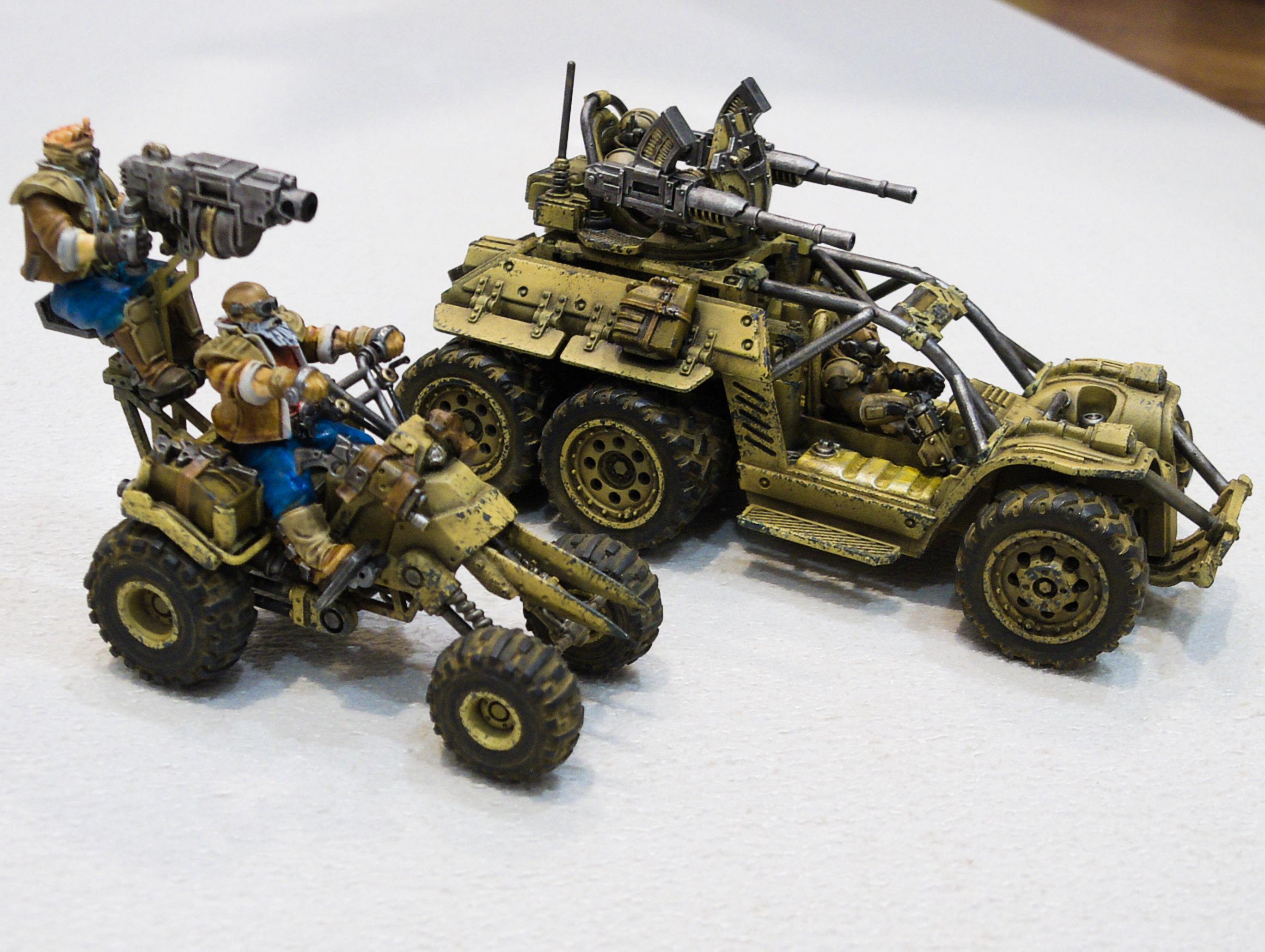 Necromunda, Vehicle, Taurox venator &amp; quad
